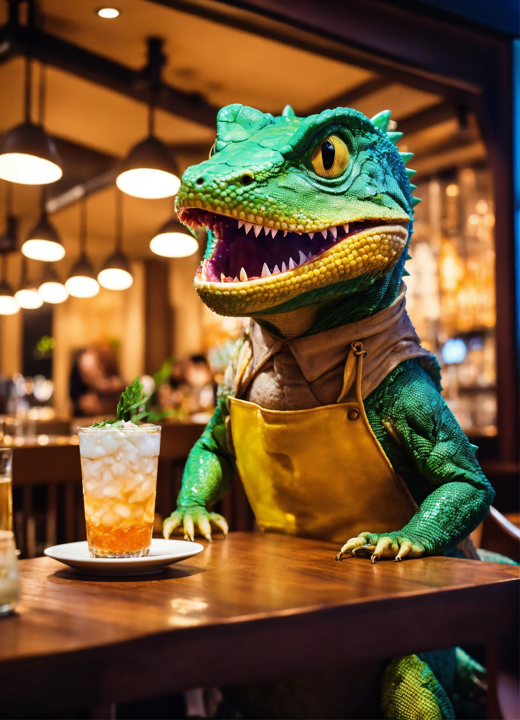 Lexica - A CUTE AND FRIENDLY BIG LIZARD, SPARKLING EYES, COMIC STYLE ...