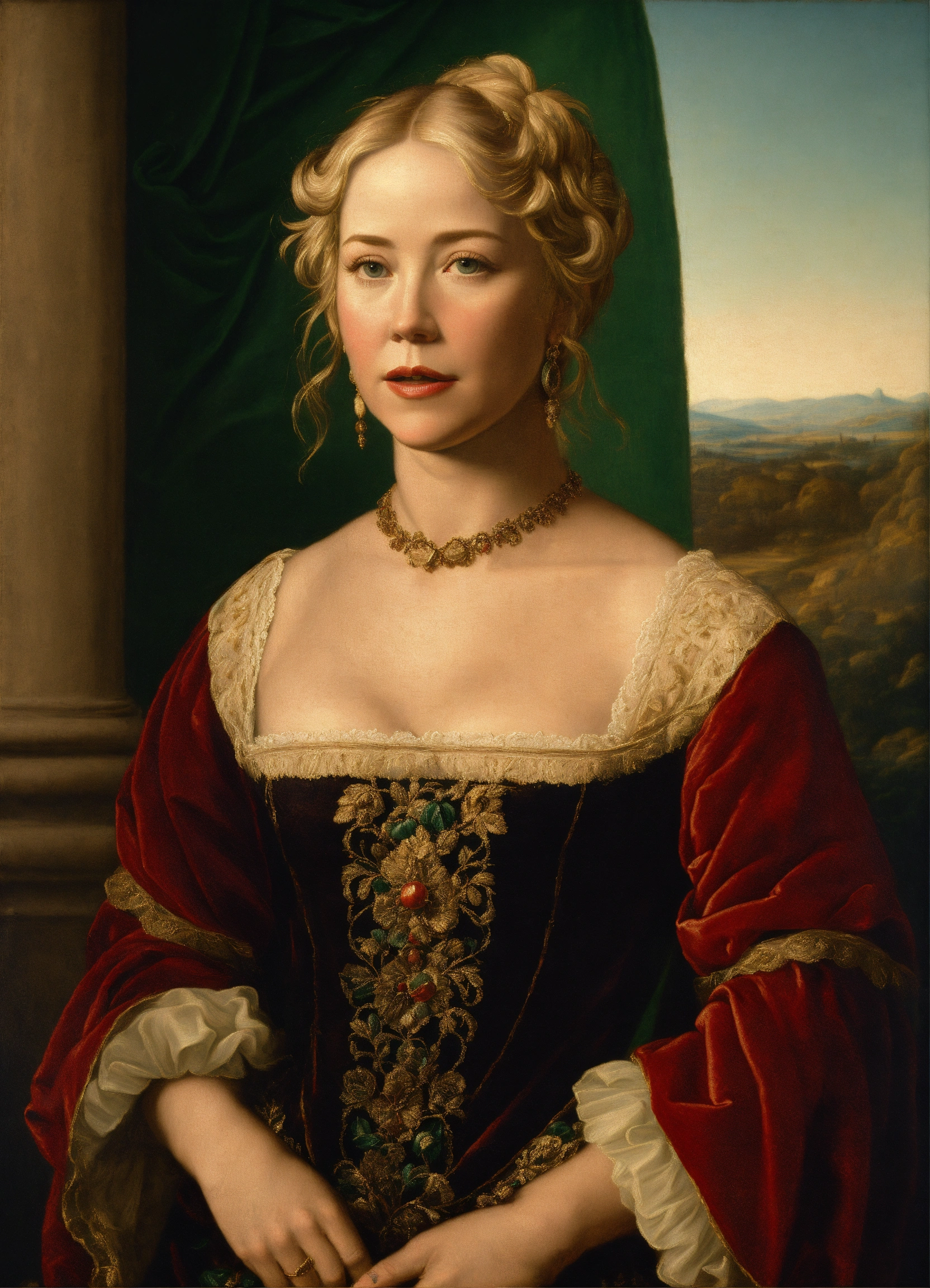 Lexica - Renaissance painting of Christina Applegate