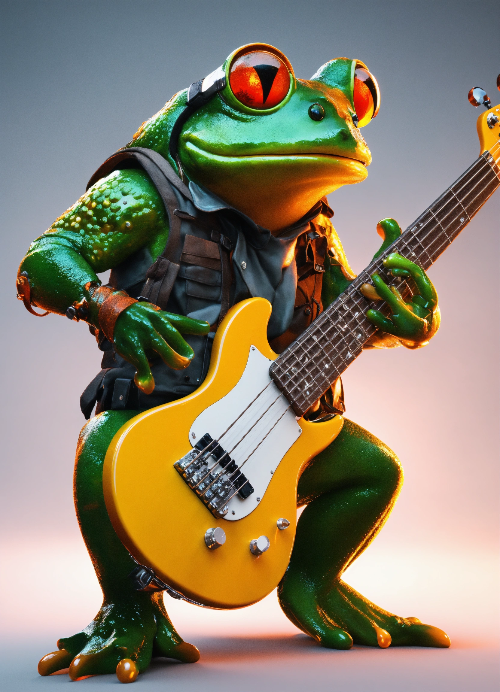 Lexica - WHITE BACKGROUND, fantasy frogcore electronic music, rock ...