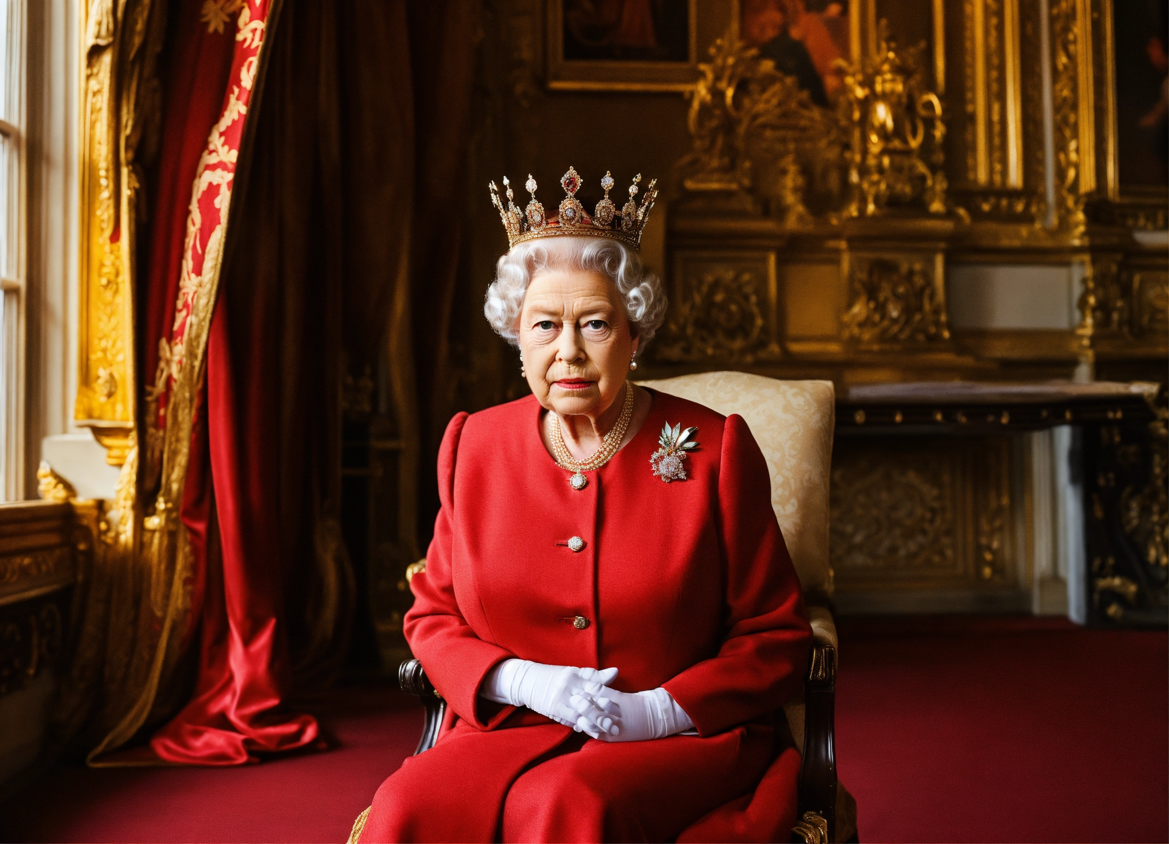 Lexica - Take a photo of the queen in reference style