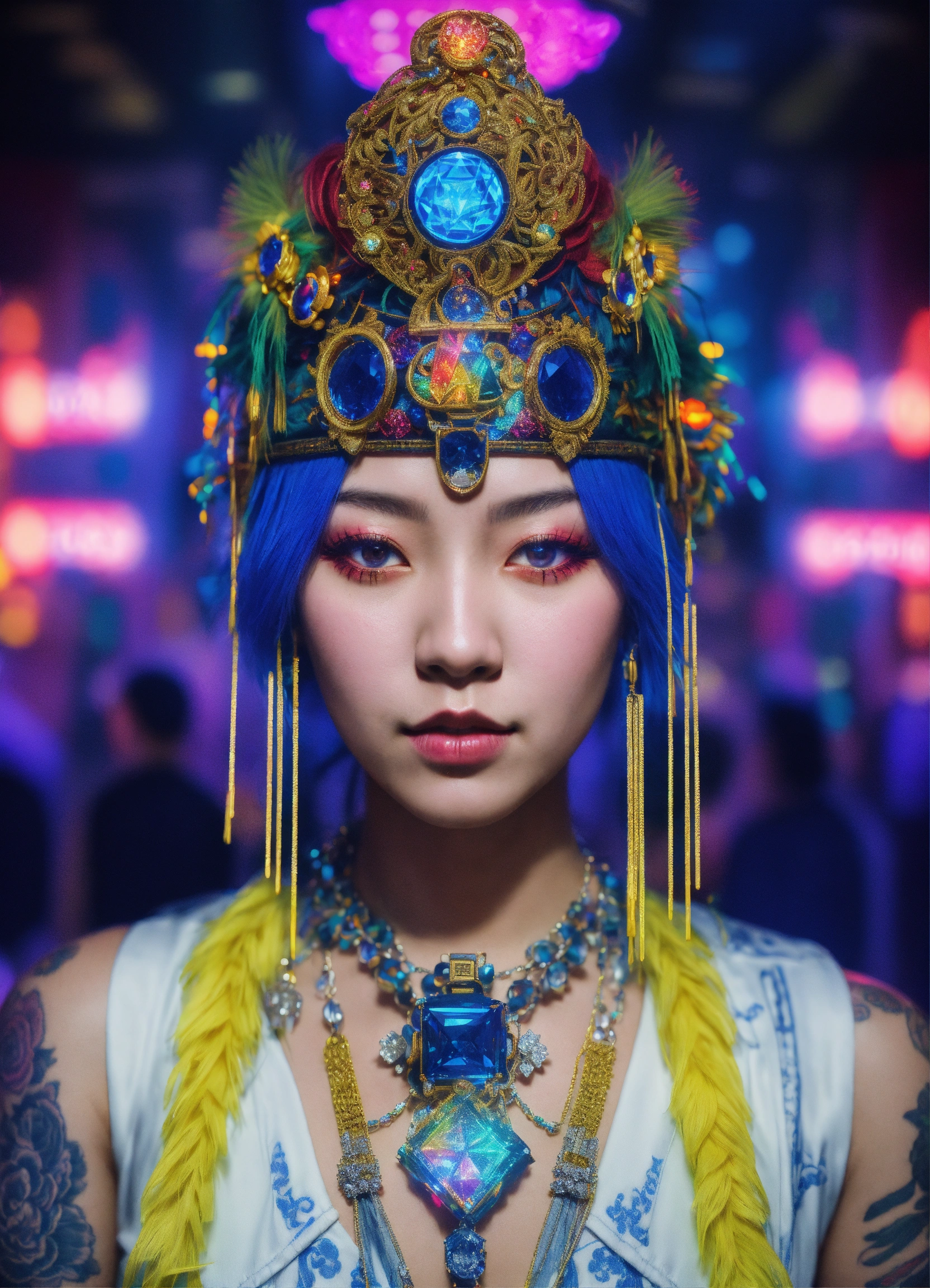 Lexica - I’m Photorealistic portrait of A Sapphire FreeMason occult ...