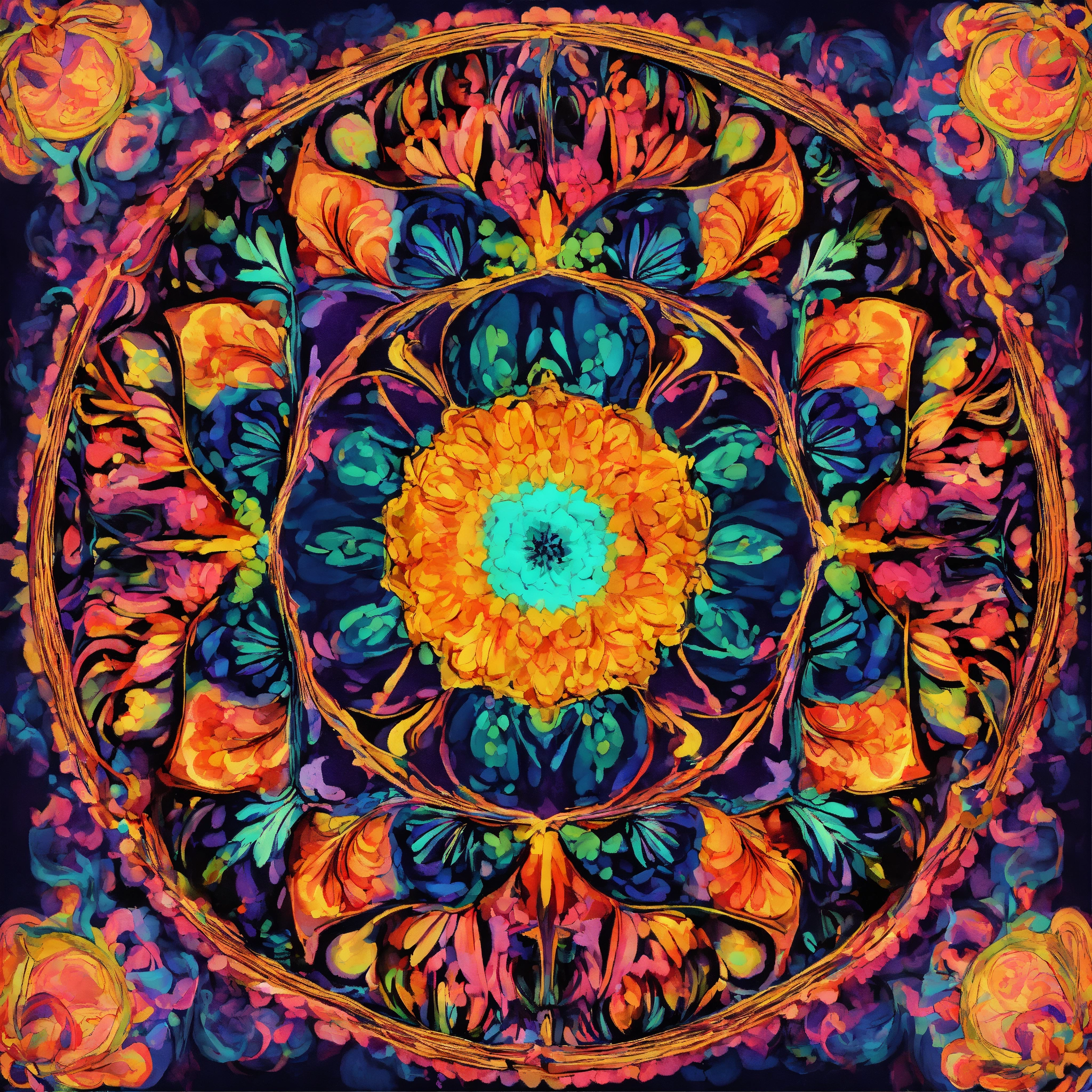 Lexica - Design psychedelic pattern