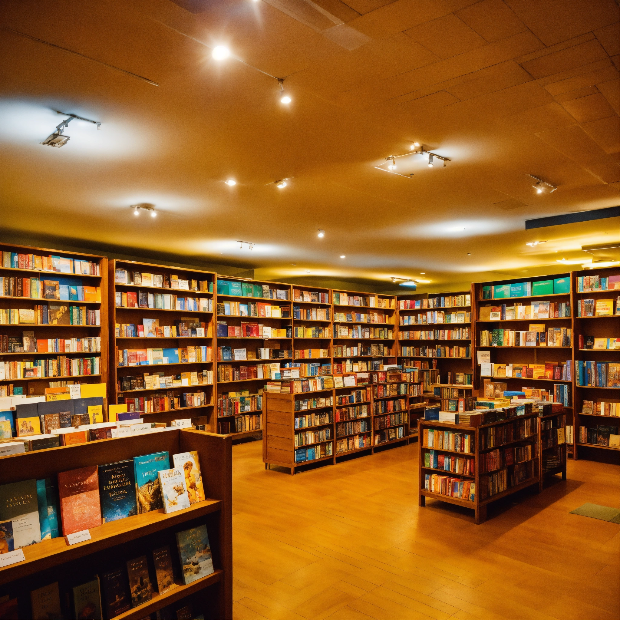 Lexica - A photo of a large book store with a variety of books in ...