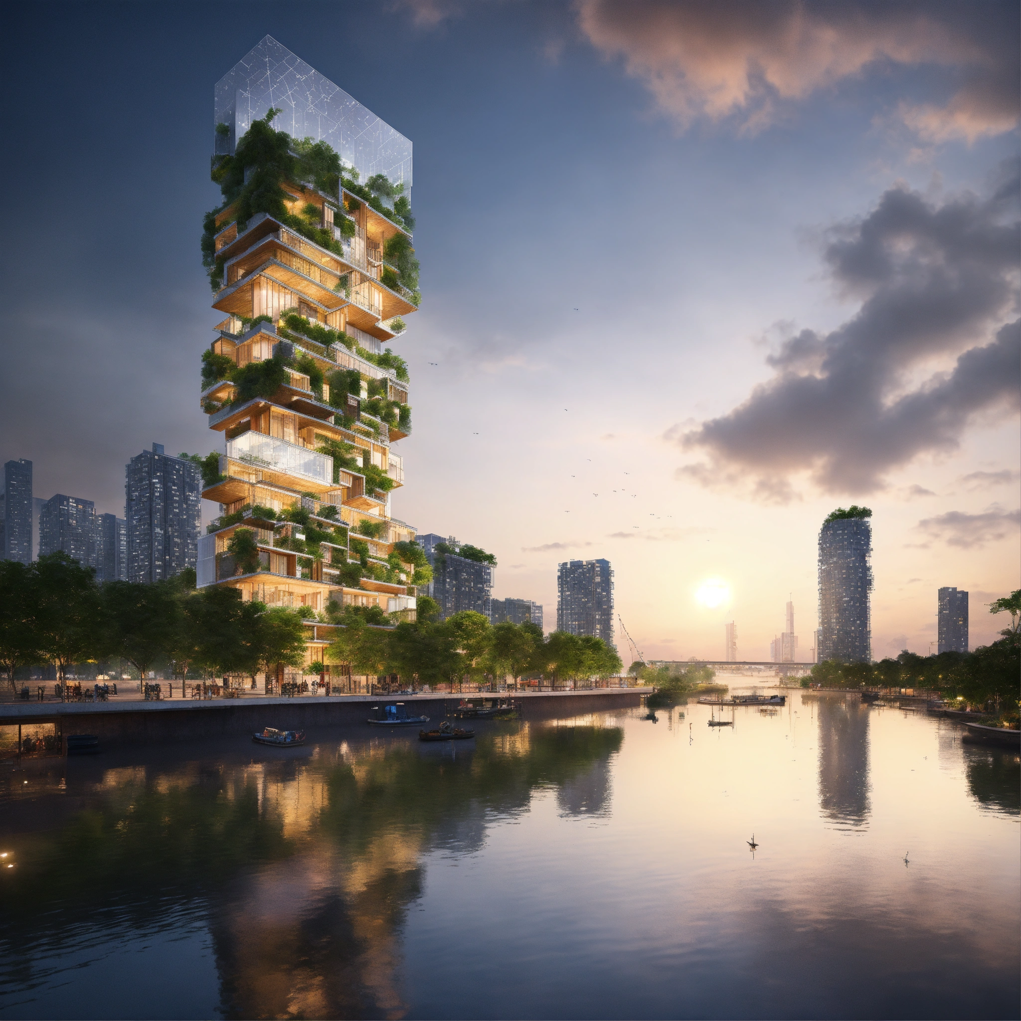 Lexica - Imagine a vision of meta-organic Ho Chi Minh city in 2050 ...