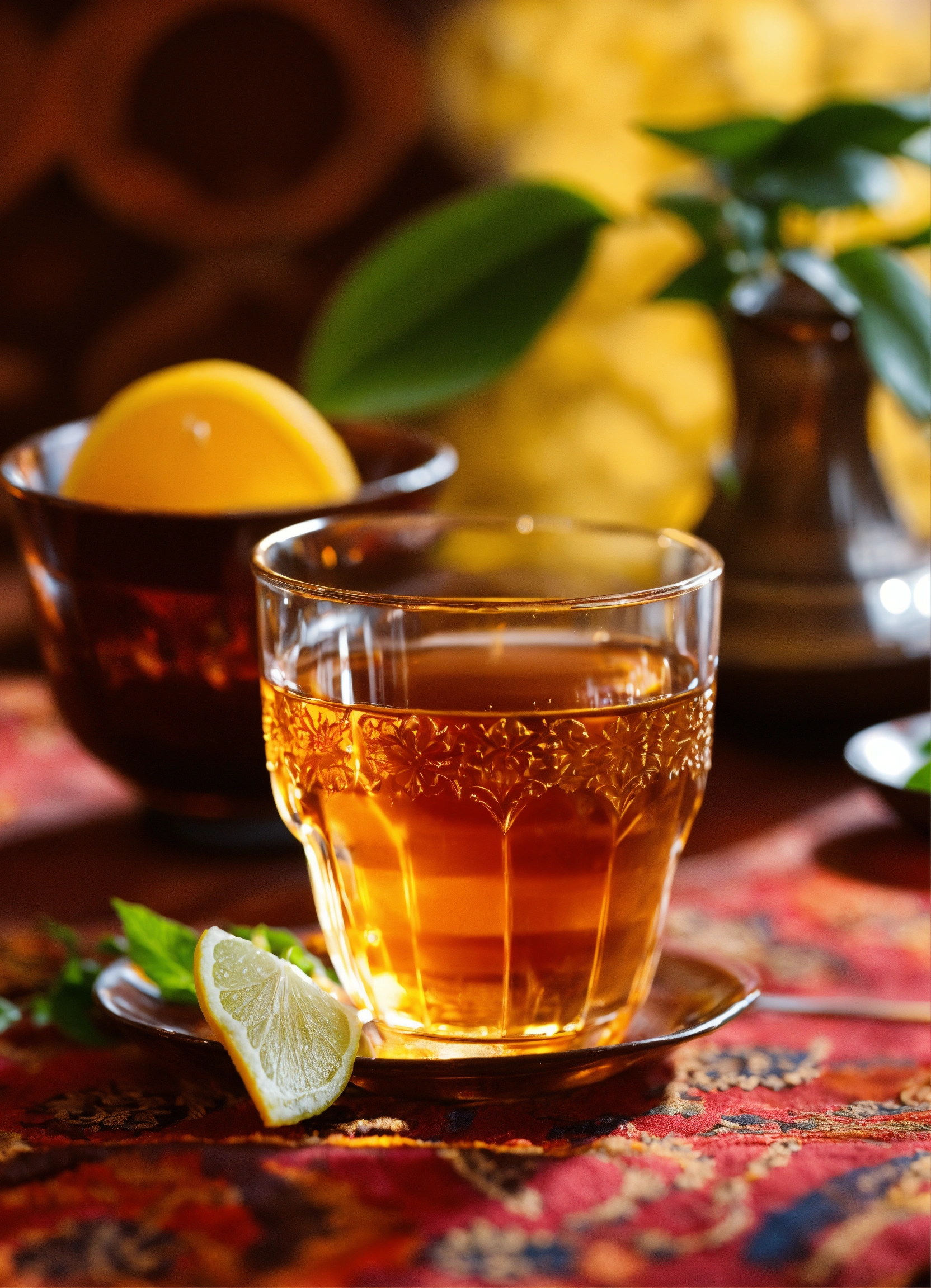Lexica - Glass of morroccan tea