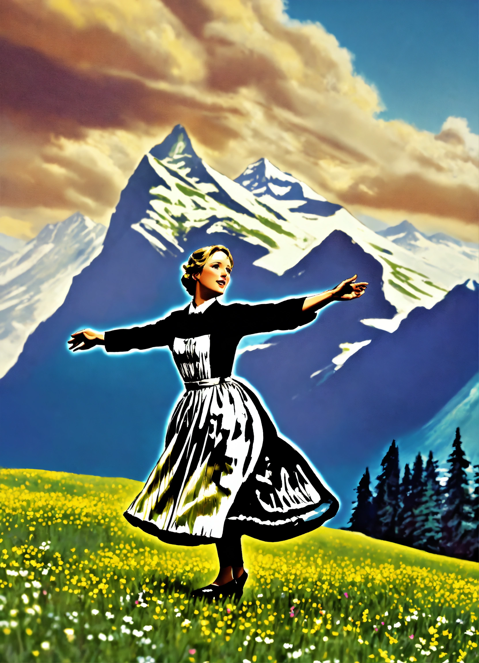 Lexica - A high resolution photograph of Julie Andrews in the movie