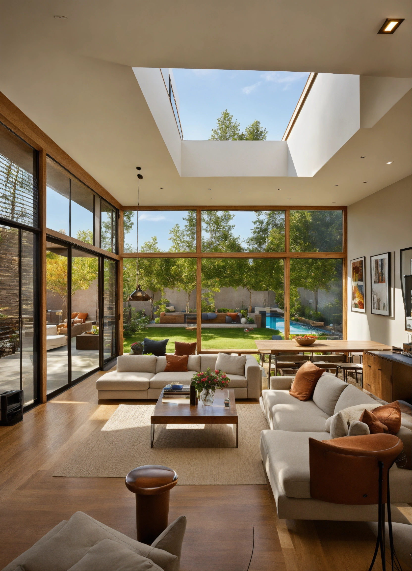 Lexica - American modern style house combine into one level medium size ...
