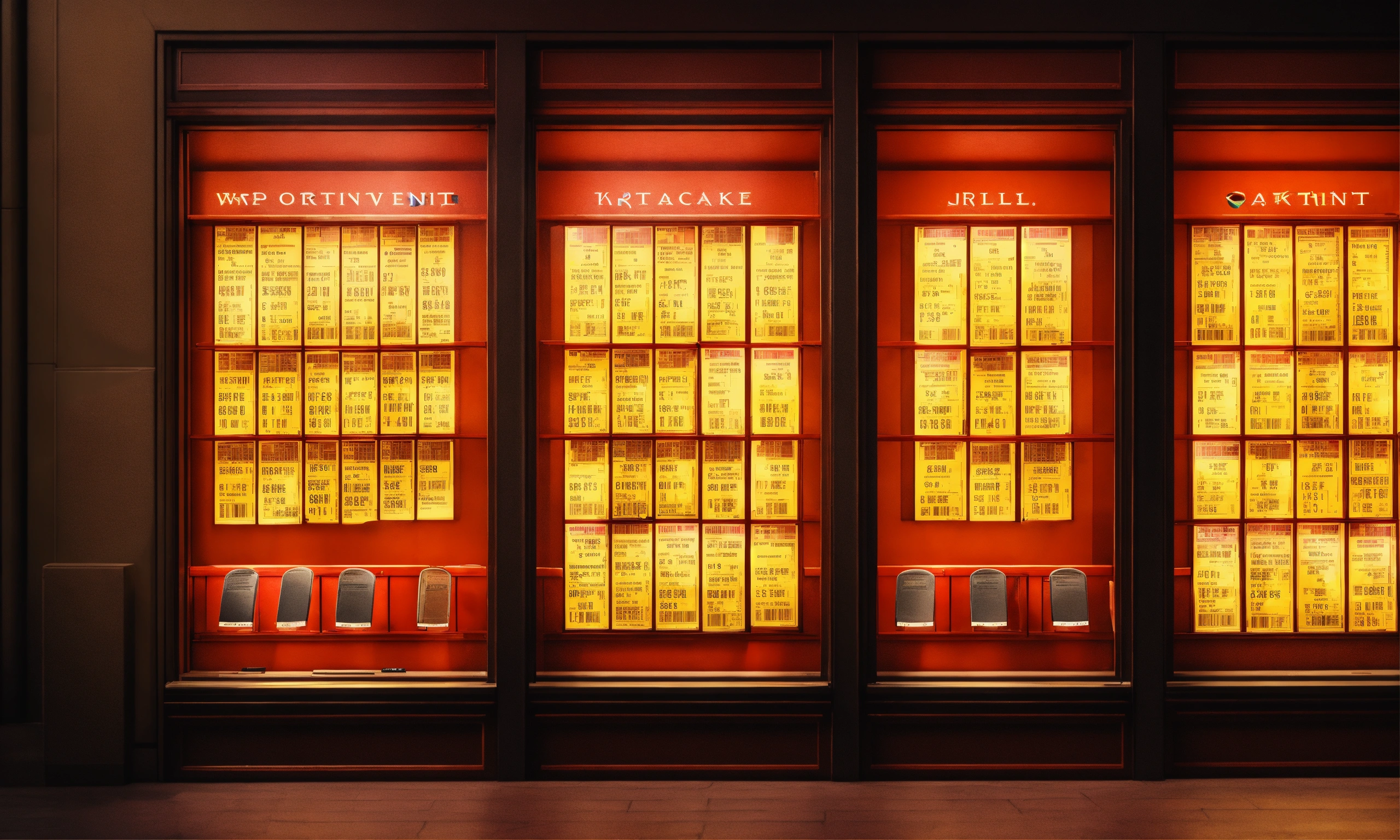 Lexica - An artistic photo realistic picture of a restraunt ticket ...