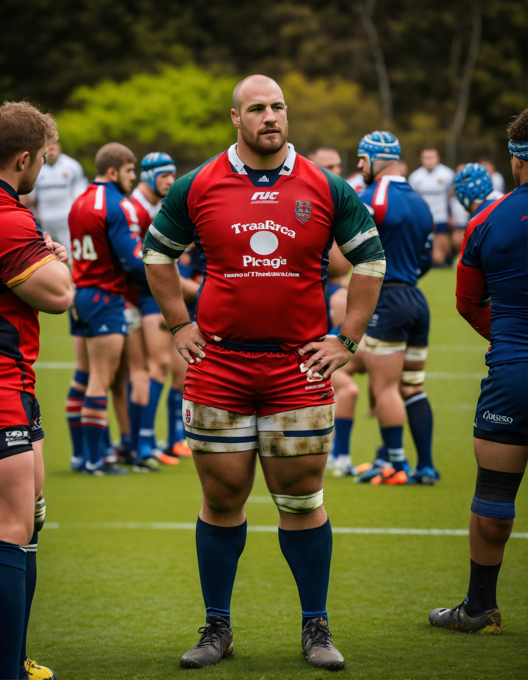 Lexica - Rugby The Captain Leading A photo highlighting the captain of ...