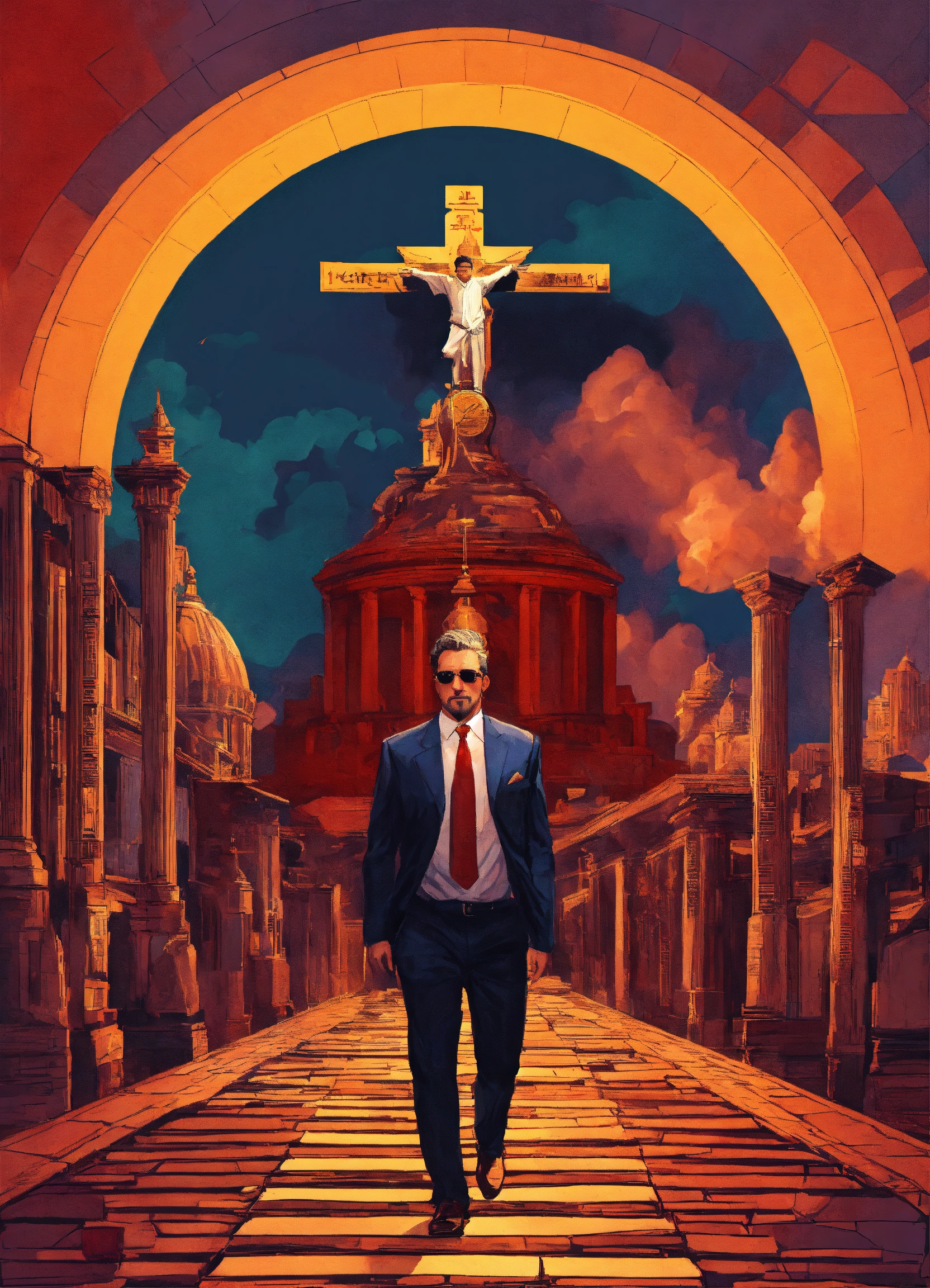 Lexica - A man achieving power, corrupt, immoral