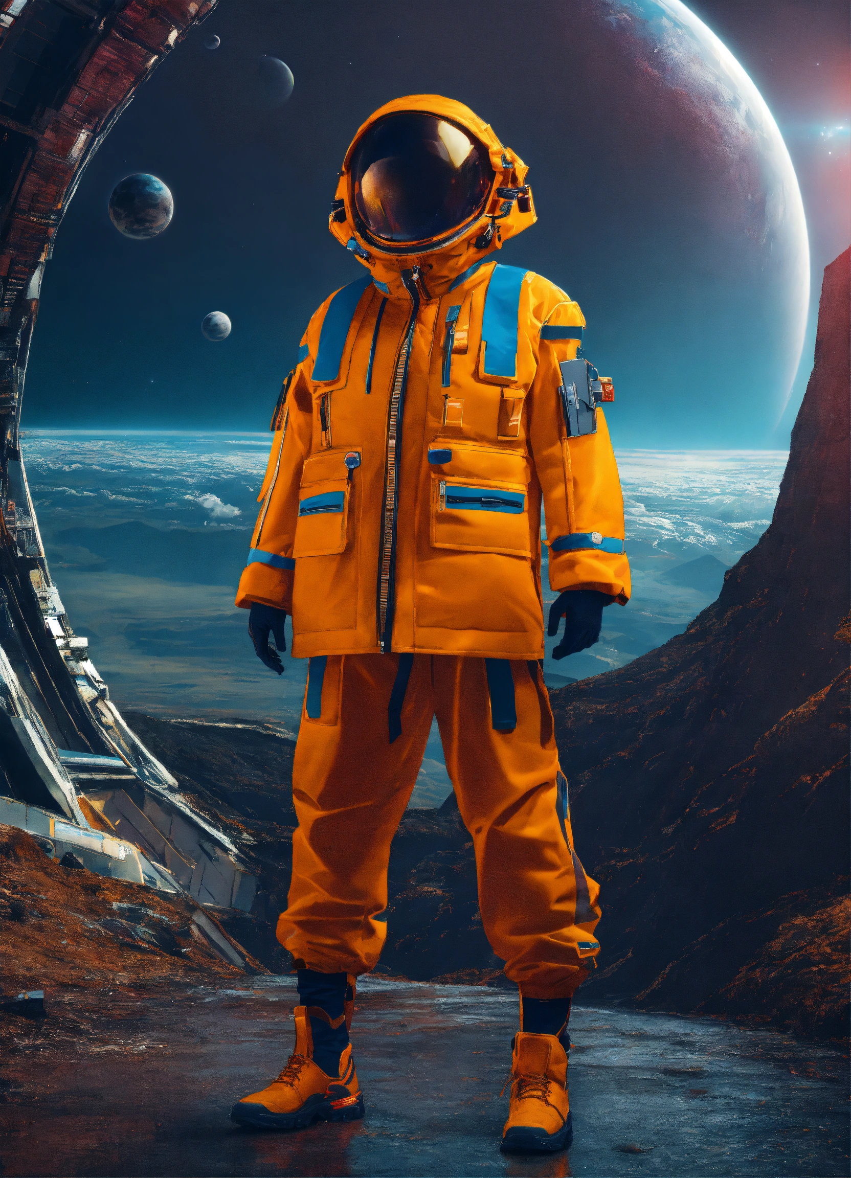 Lexica - Futuristic jacket in different dimensions and planet