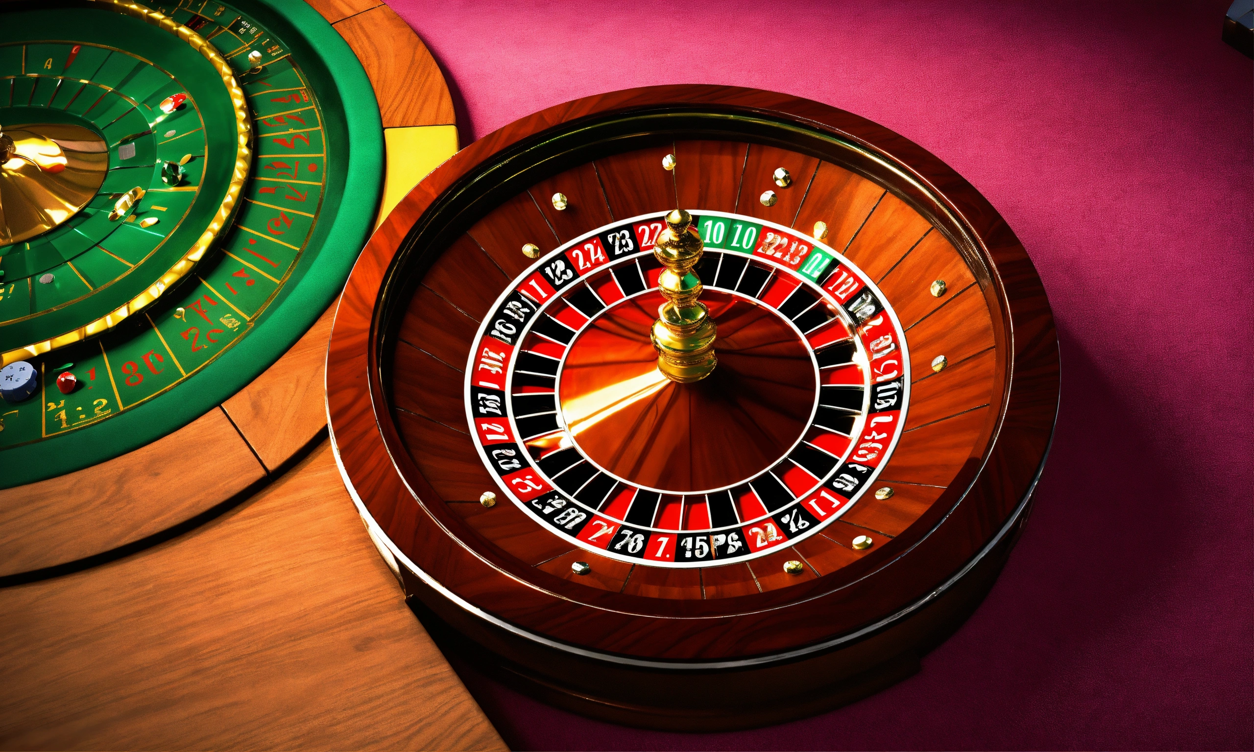 Lexica - A casino roulette in the screen wheel is shown, with lots of ...