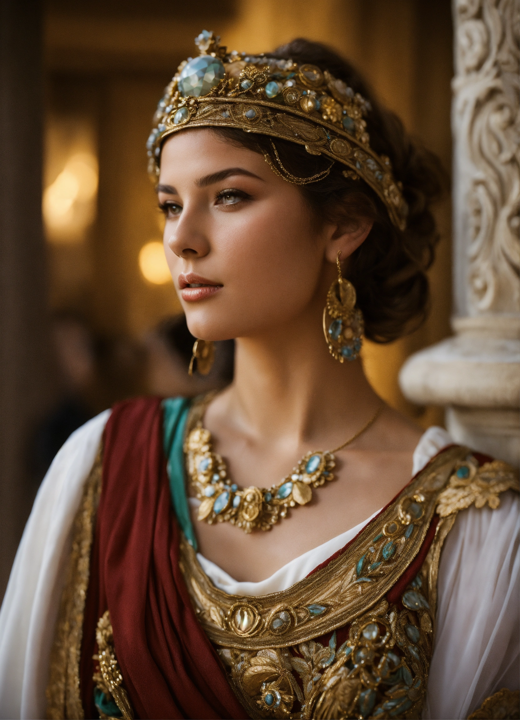 Lexica - Gorgeous roman girl no headress