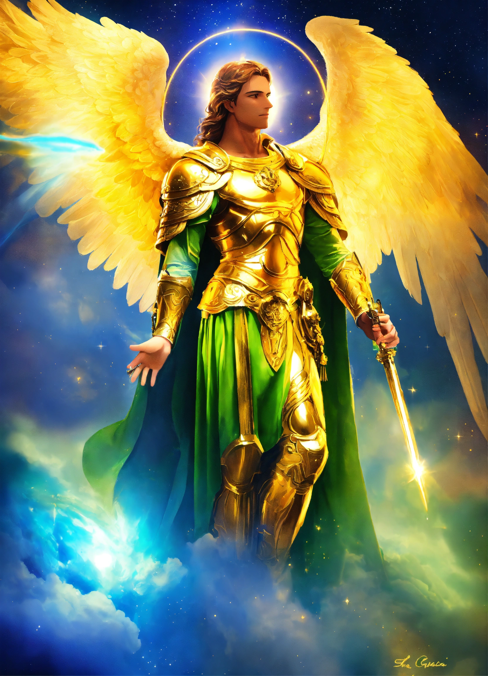 Lexica - Archangel Michael, spiritual guides, healing hands,blue and ...