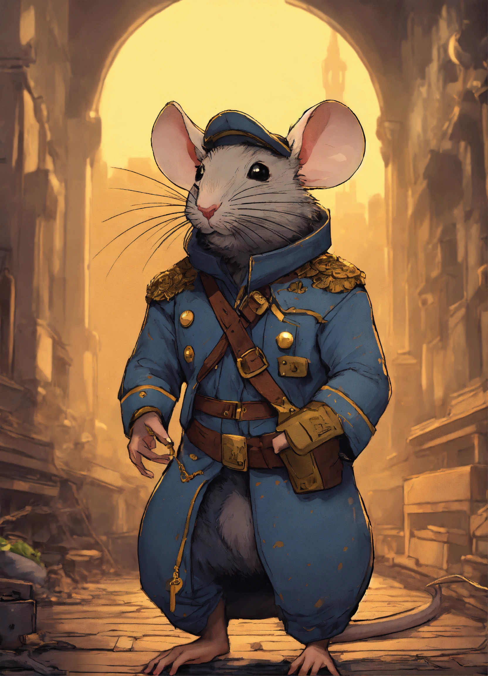 Lexica - The cap of a rat held at arm's length, Not being able to hold ...