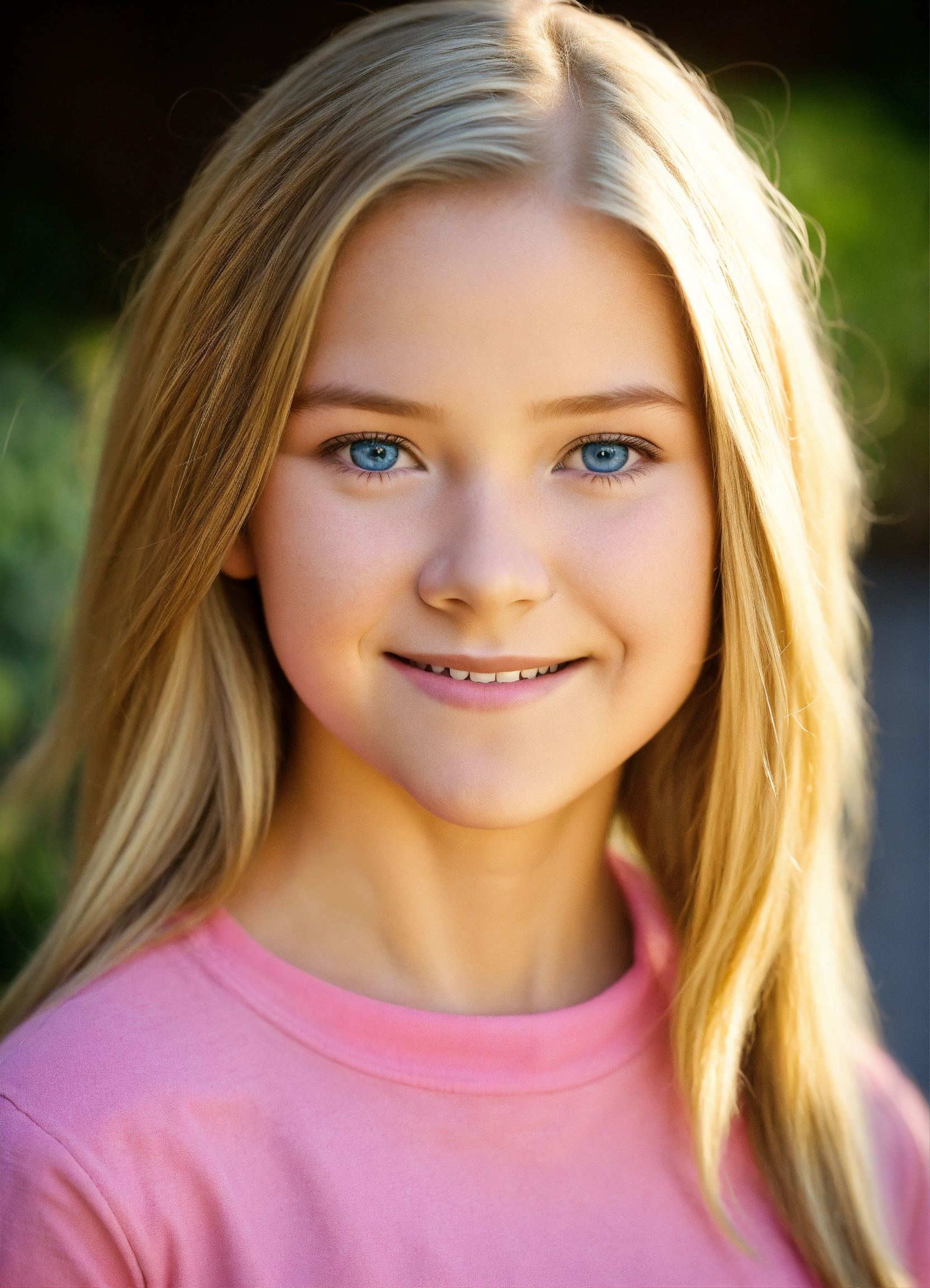 Lexica Head Shot Of A 12 Year Old Tween Girl She Has Shoulder Length