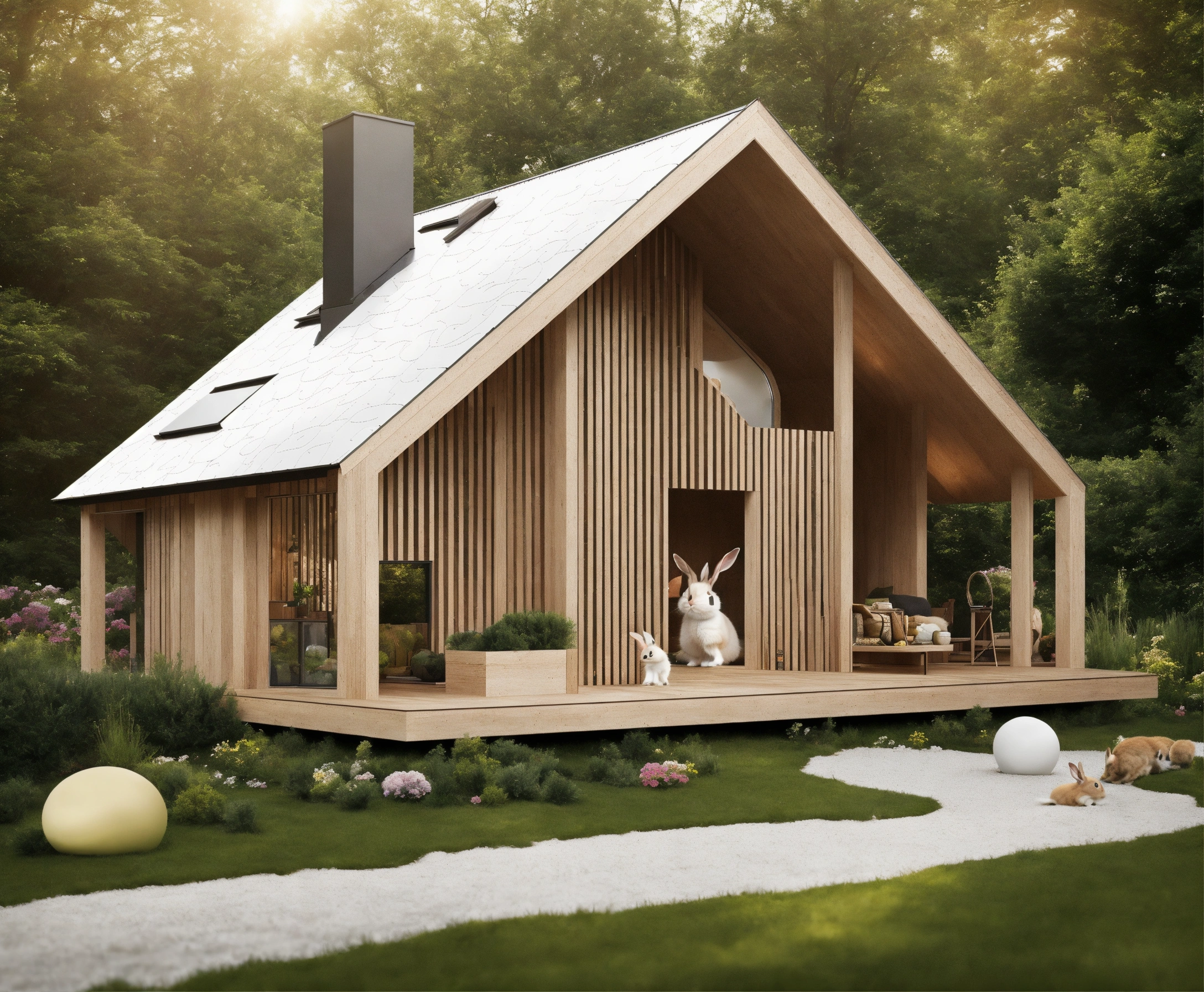 Lexica - Designing a house inspired by a rabbit can be a charming and ...