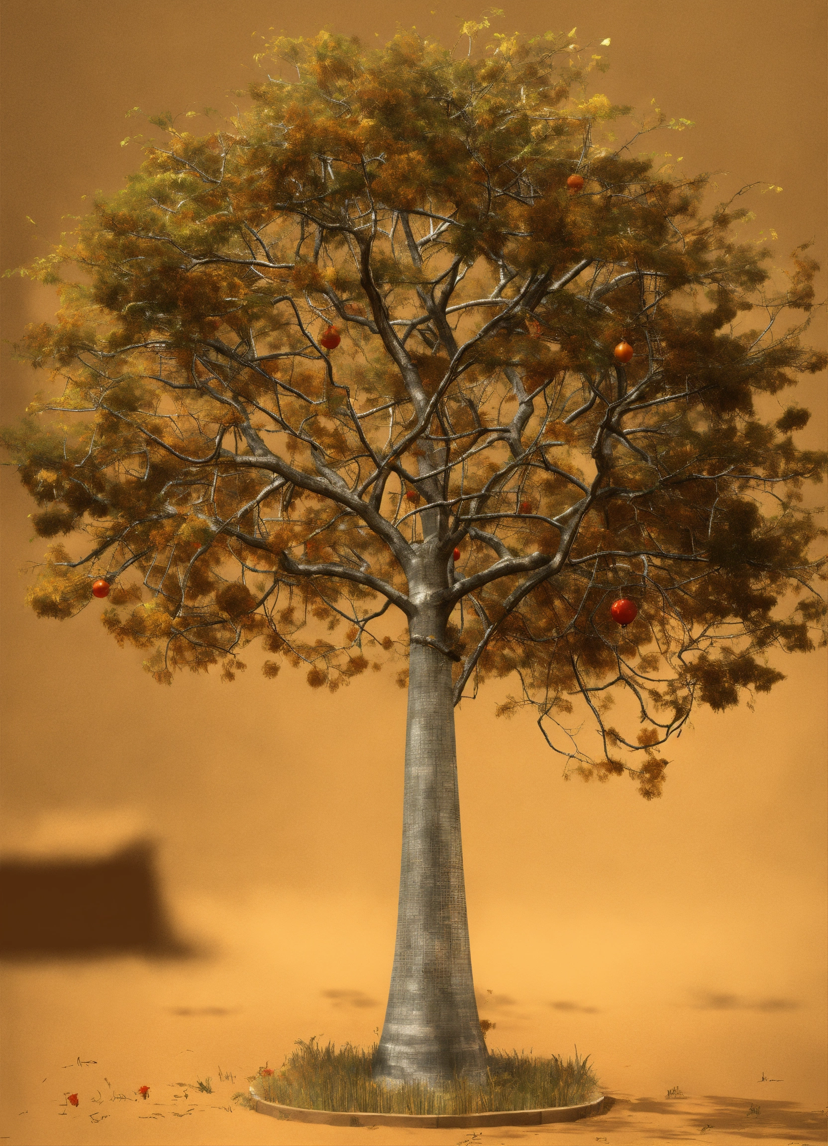 Lexica - Designing metalic tree, designing sheet, sketch out designs,