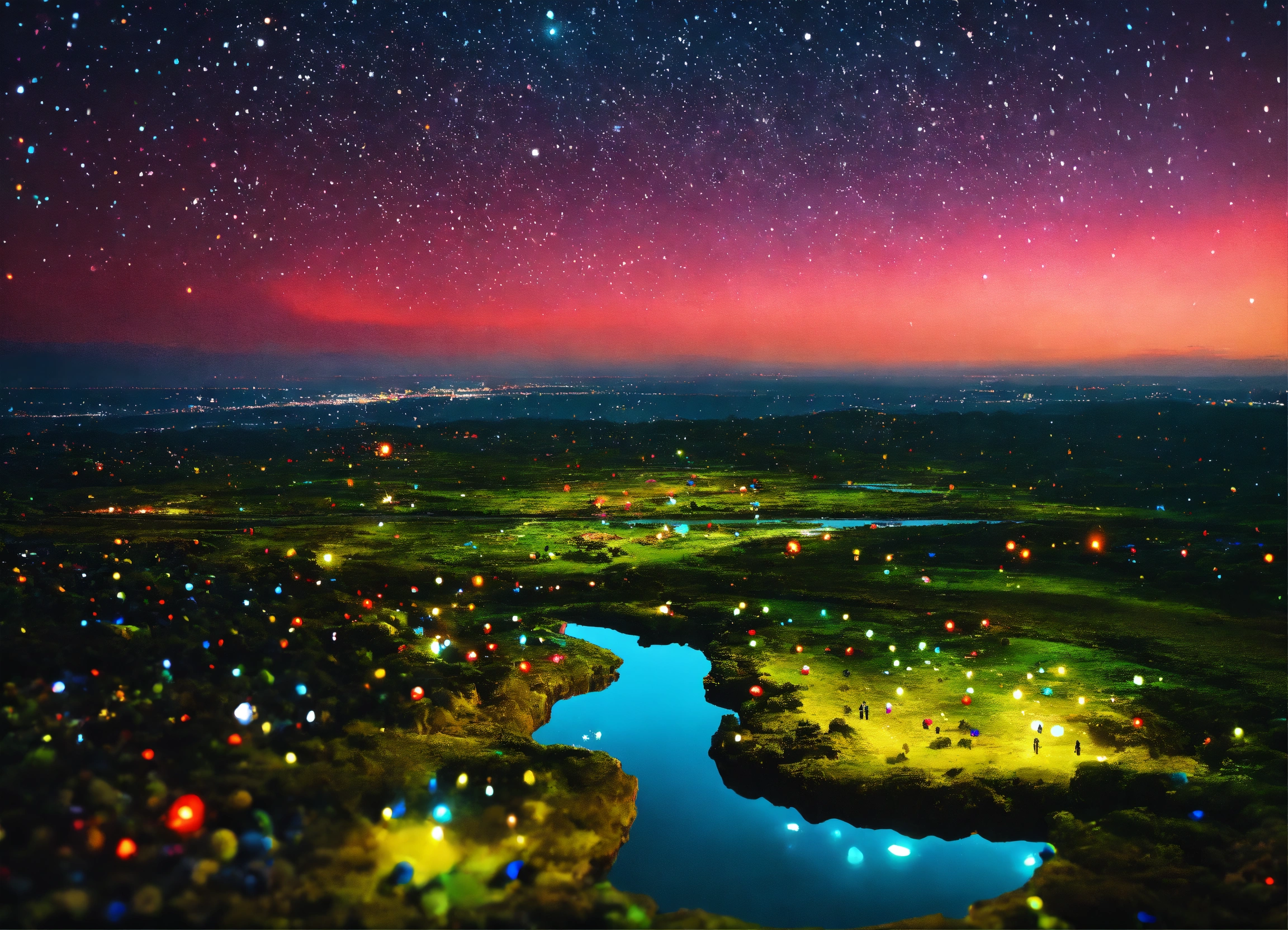 Lexica - Tilt-shift landscape. interesting-alien portrait. atmospheric ...