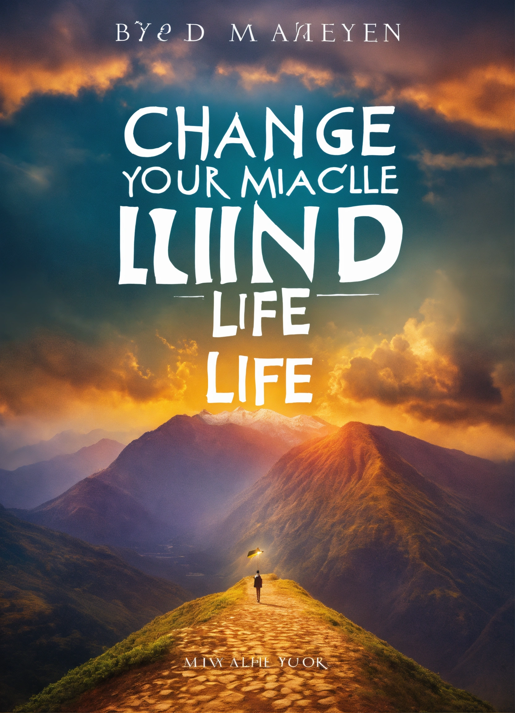 Lexica - Design book cover change your mind create miracle life