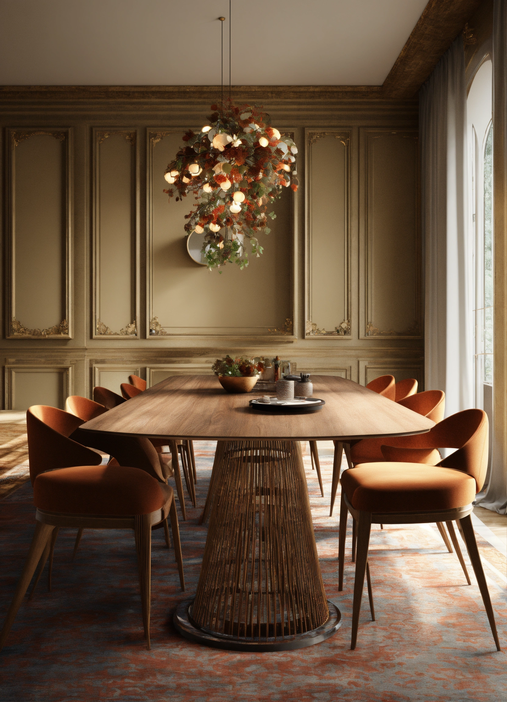 Lexica - Baccarrat table interior design 3D