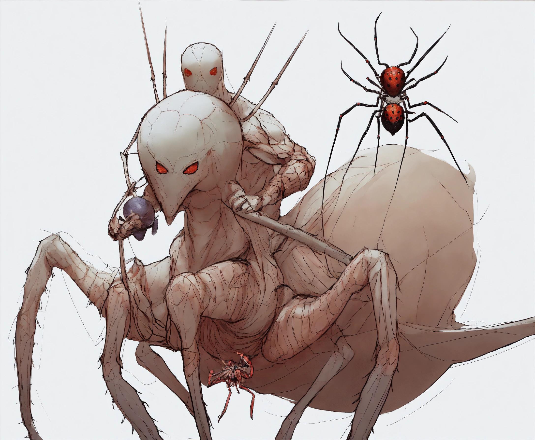 Lexica - Fantasy creature with man's body and spider's body as lower ...