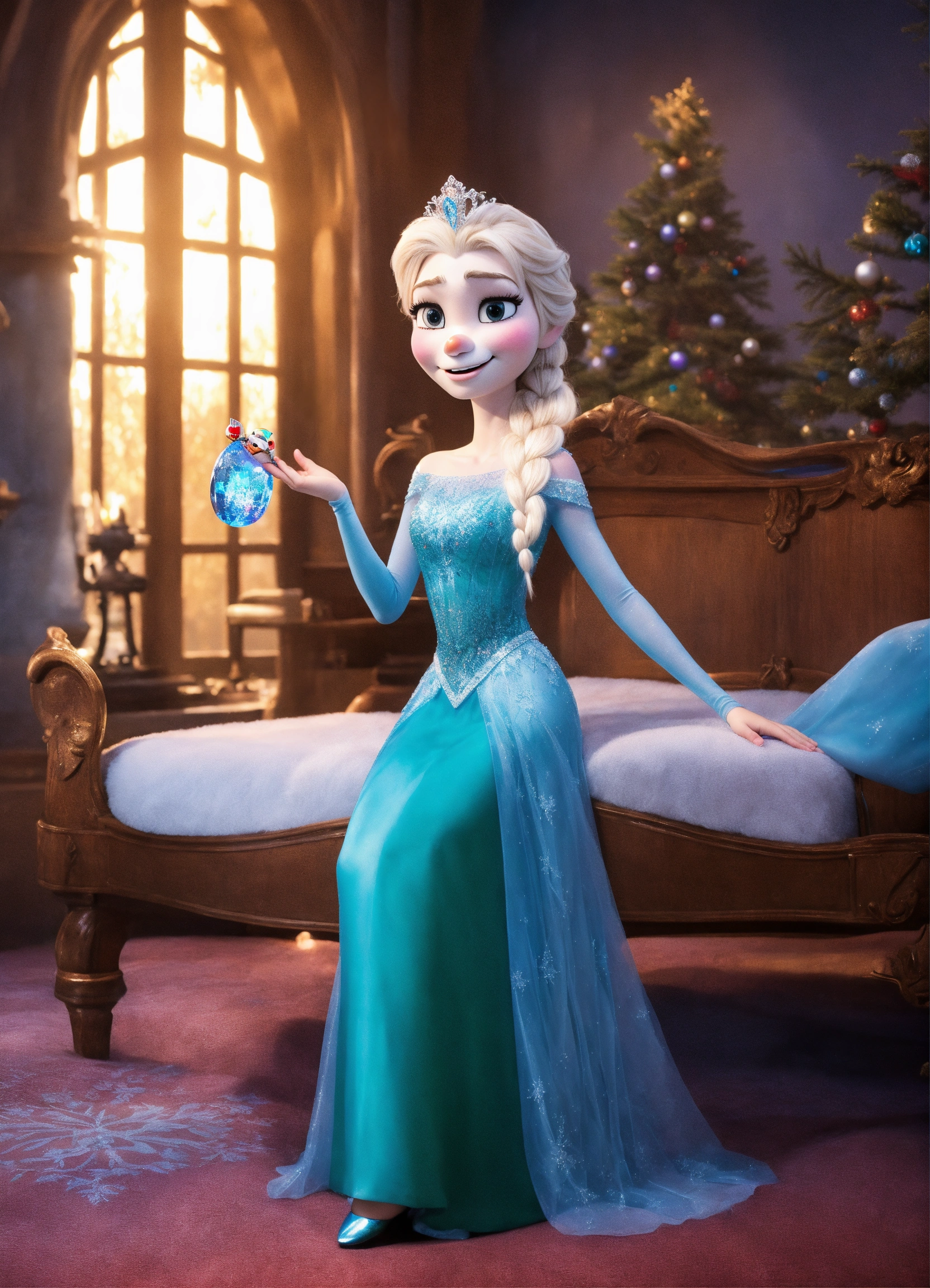 Lexica - Olaf is made up by elsa