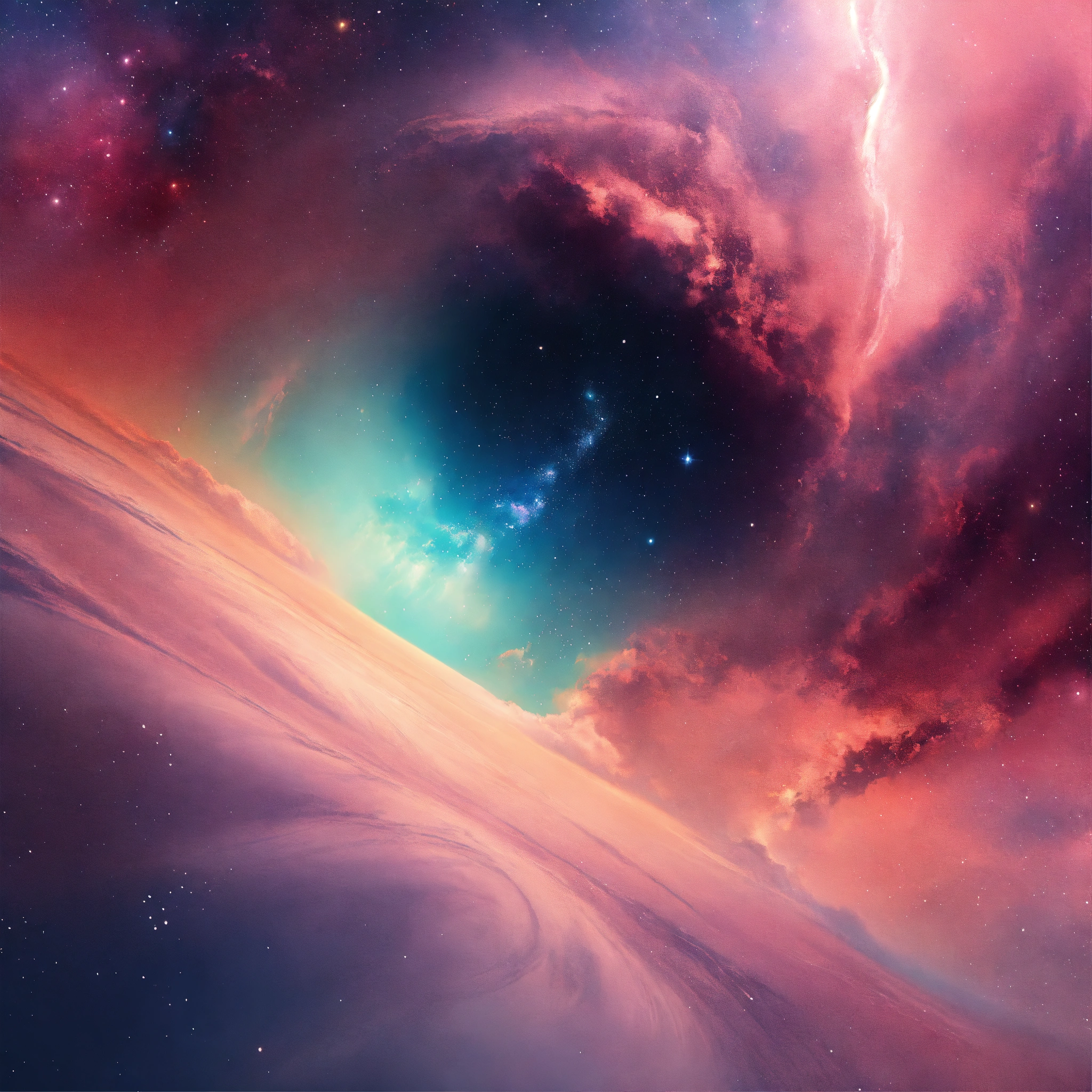 Lexica - Interstellar wallpaper, background, creative imagination, soft ...
