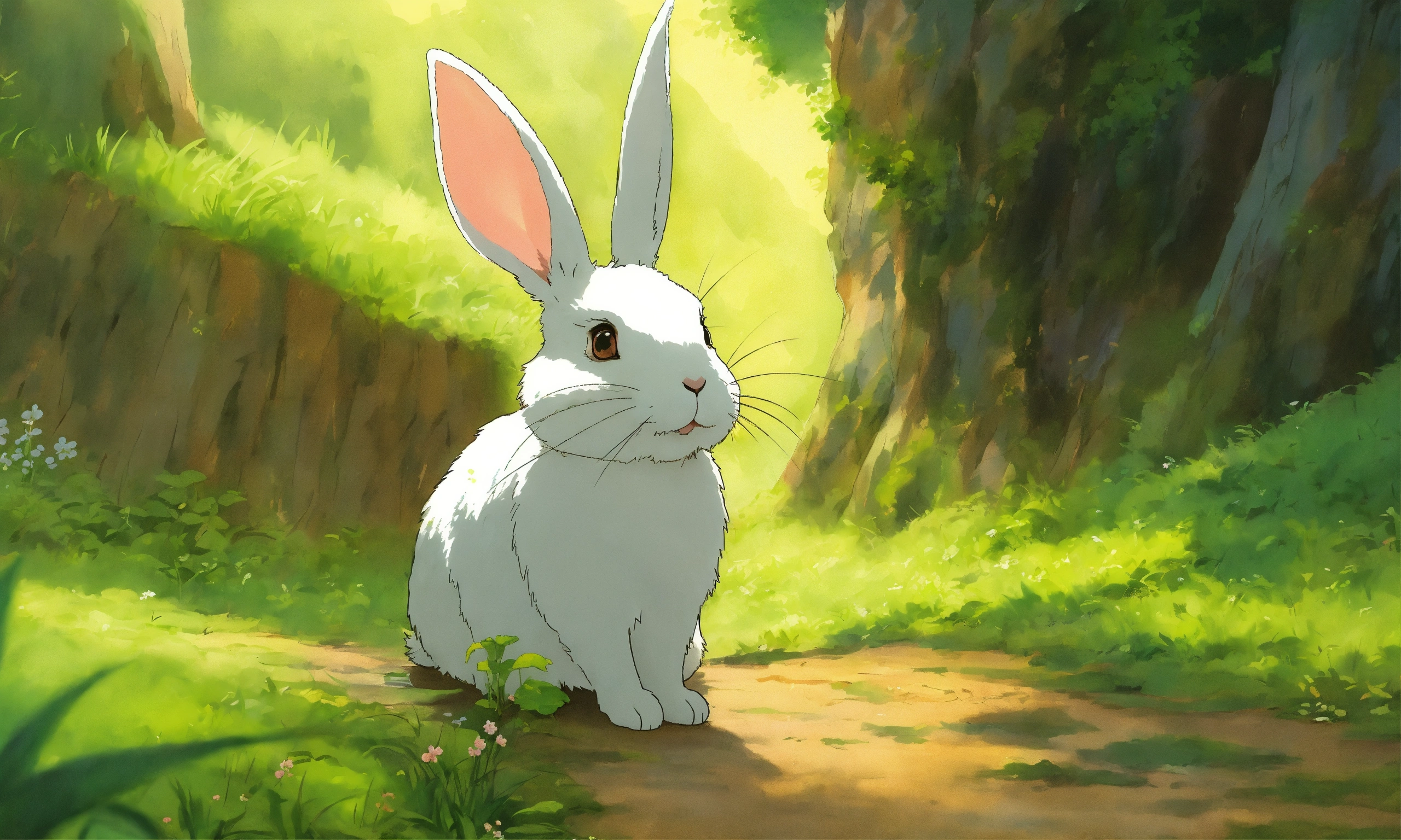 Lexica - Studio ghibli art of a rabbit
