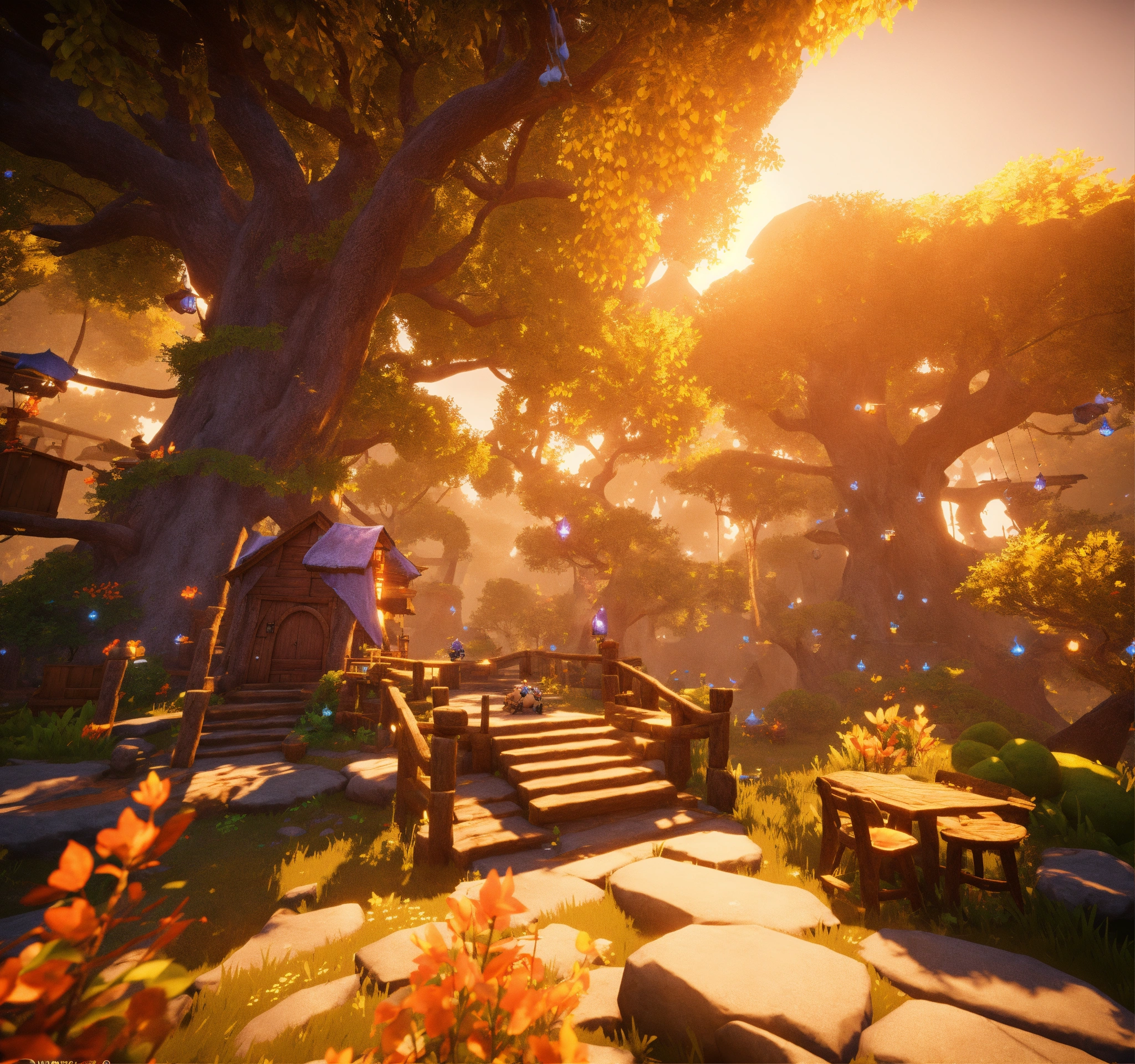 Lexica - MMO game with online players. treehouse. Ori. game. magical ...