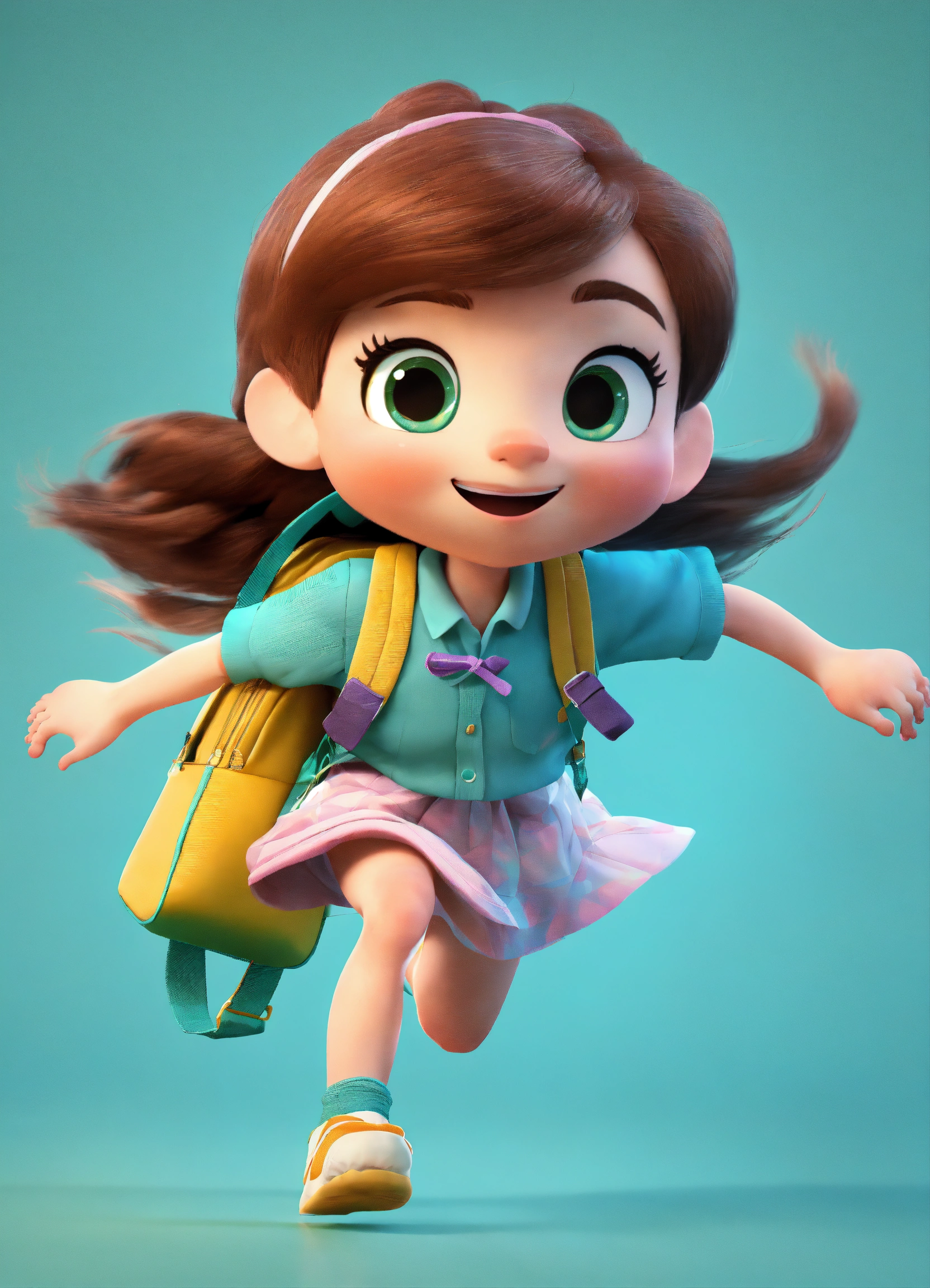 Lexica - Happy AND CUTE and funny creature GIRL with light skin, with a ...