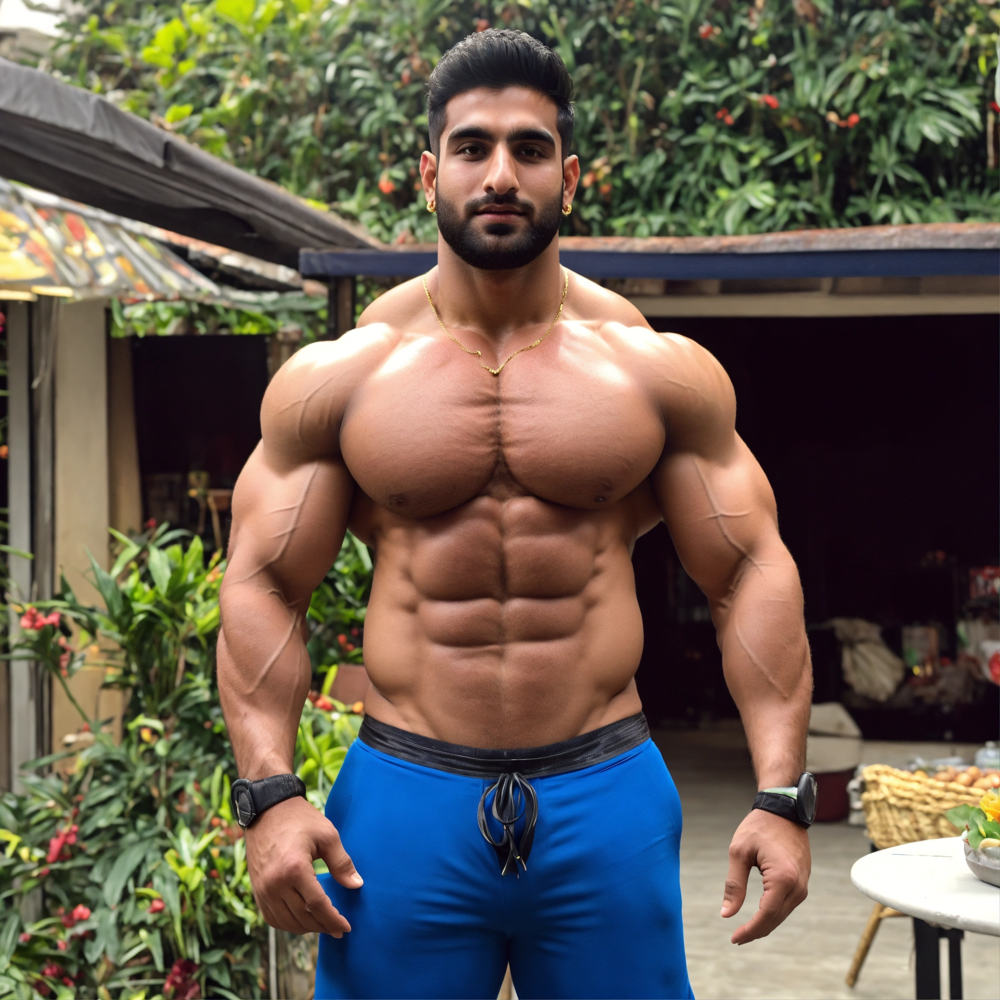 Lexica - 30-year-old man with big muscles, big bodybuilder, body like a ...