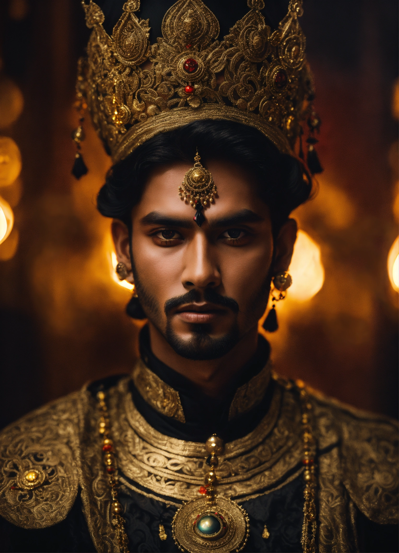 Lexica - Dark, mysterious and dramatic headshot of a young handsome ...