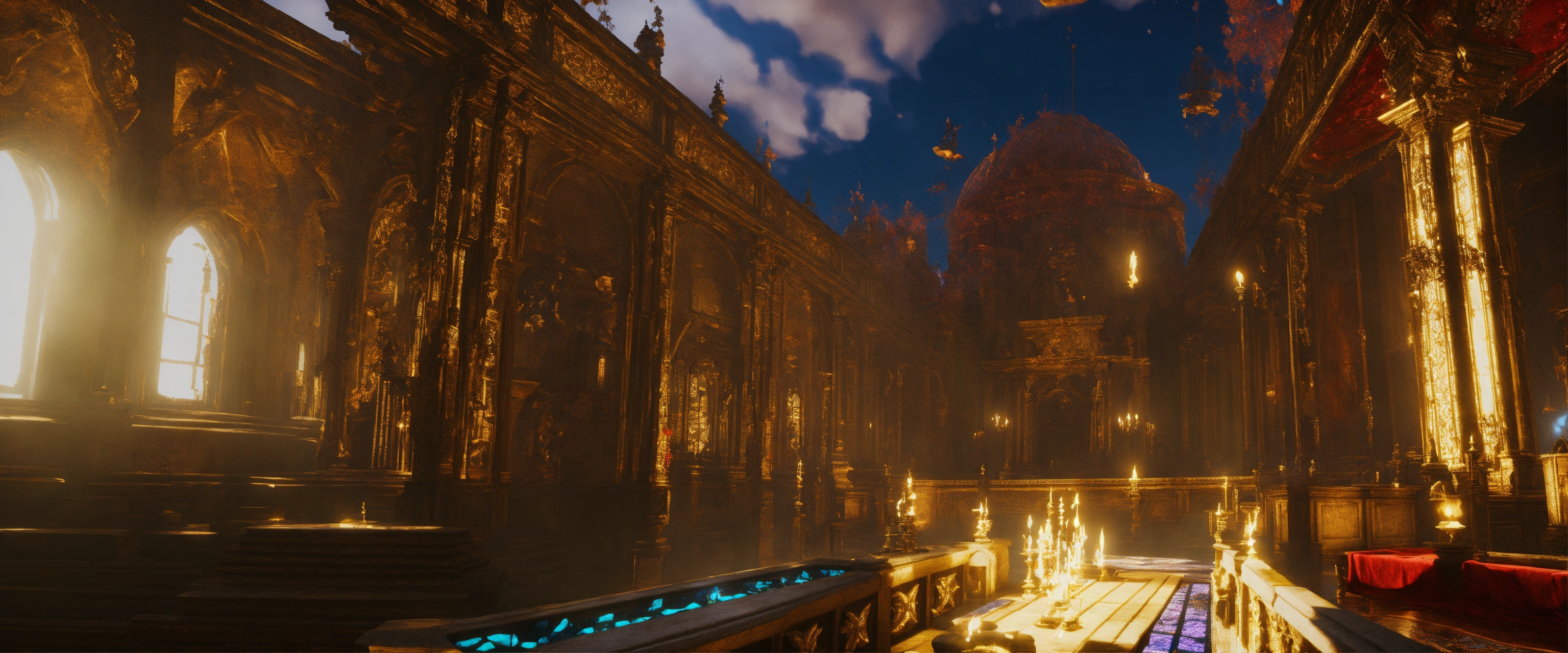 Lexica - Automated divinity, sapphire, spectacular, 4K resolution ...