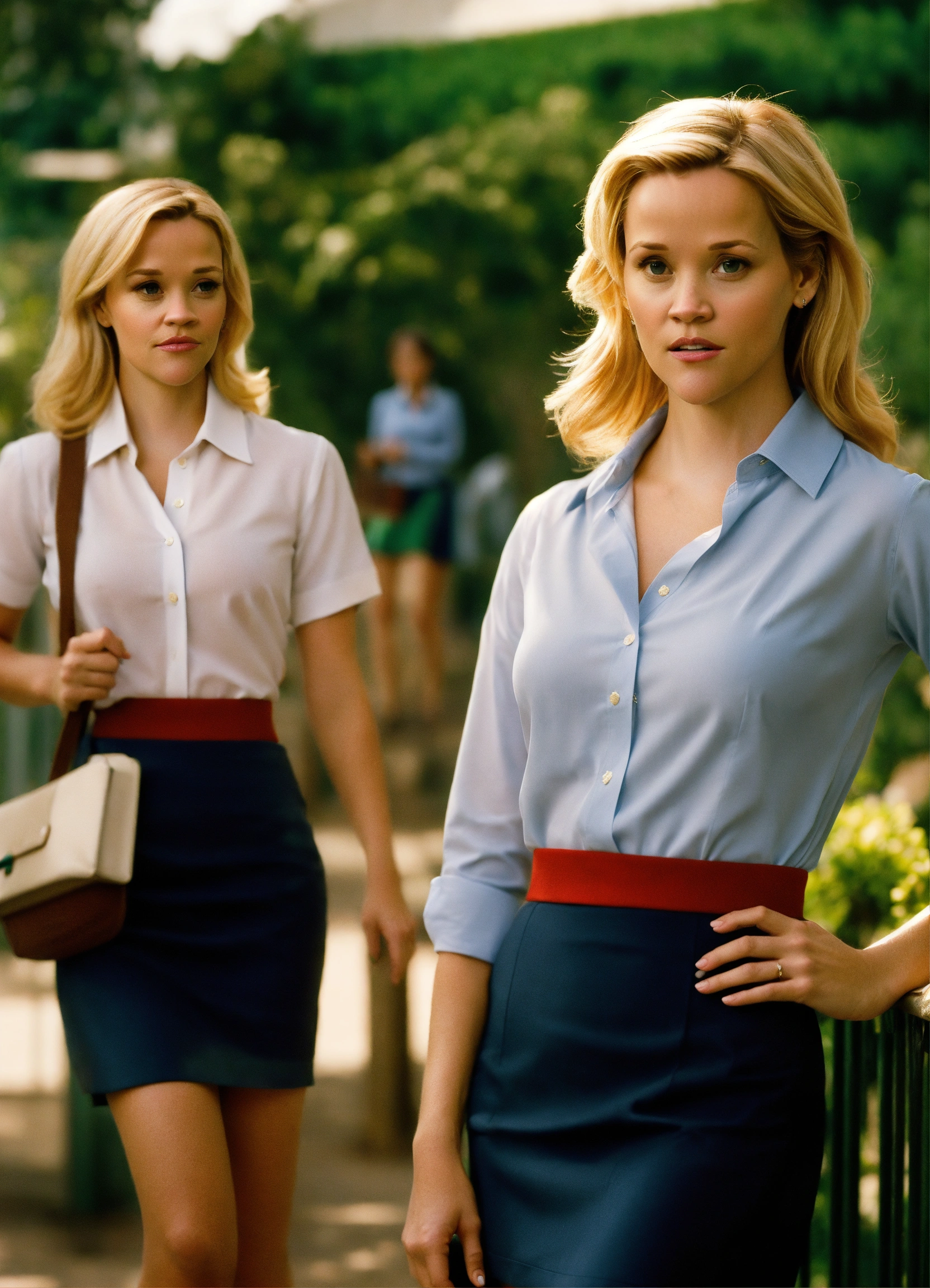 Lexica - Reese witherspoon Gillian Anderson as a student, short clothes ...