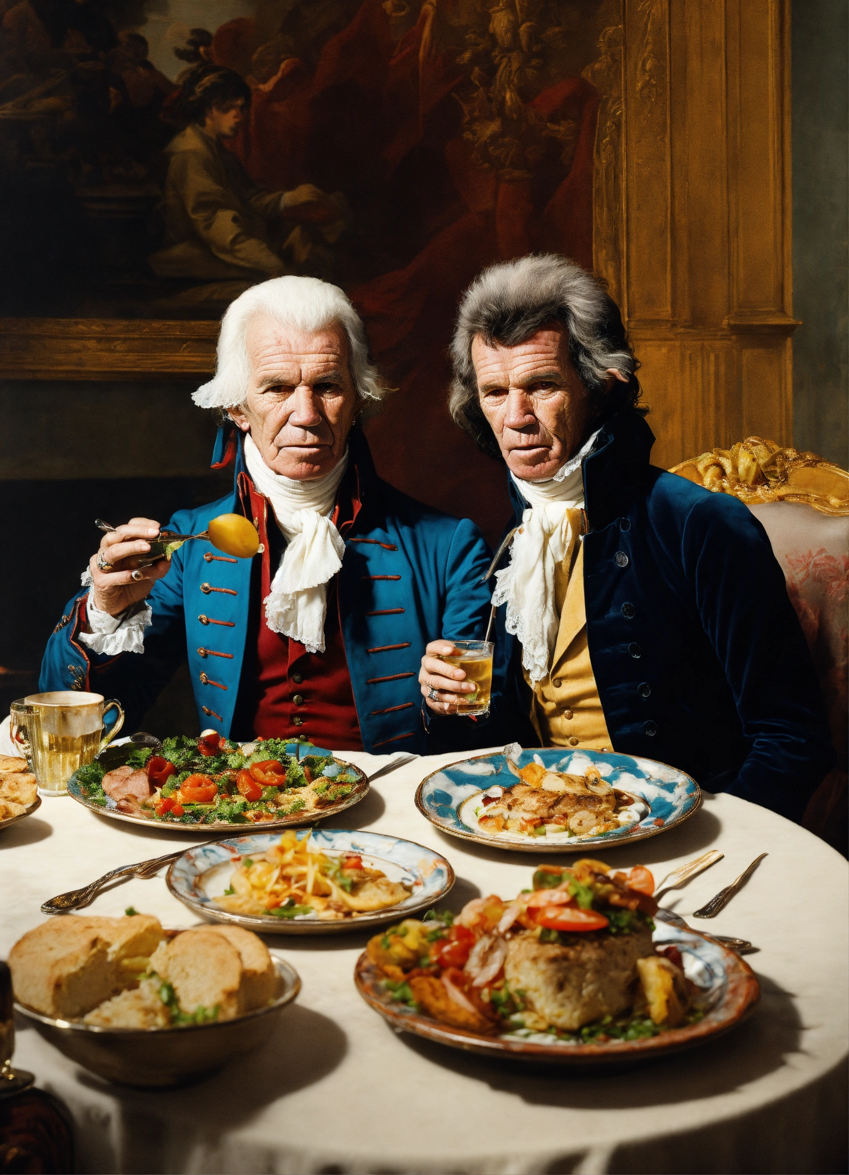 Lexica - Portrait of Keith Richards and Maximilien de Robespierre ...