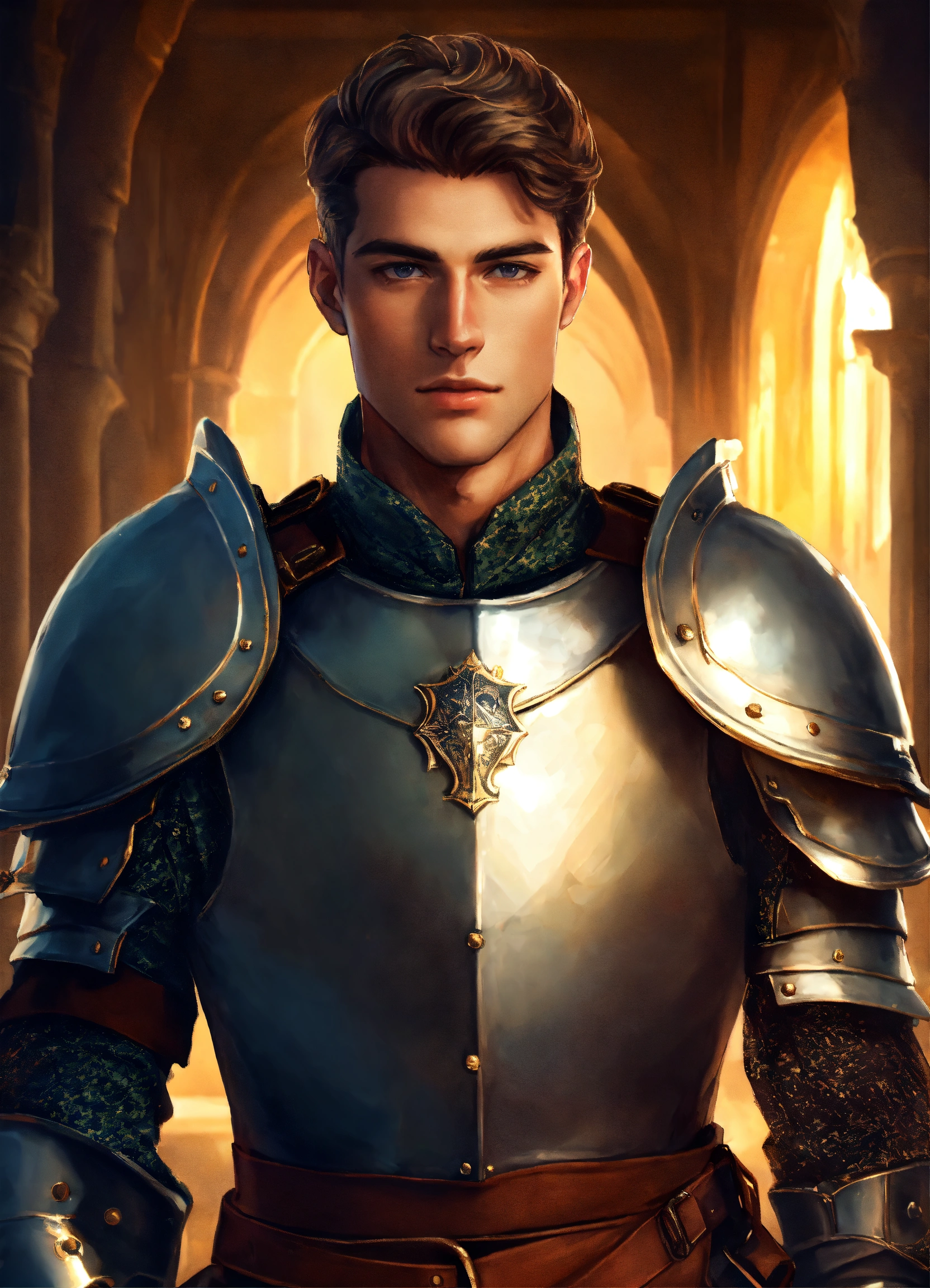 Lexica - A handsome young military knight