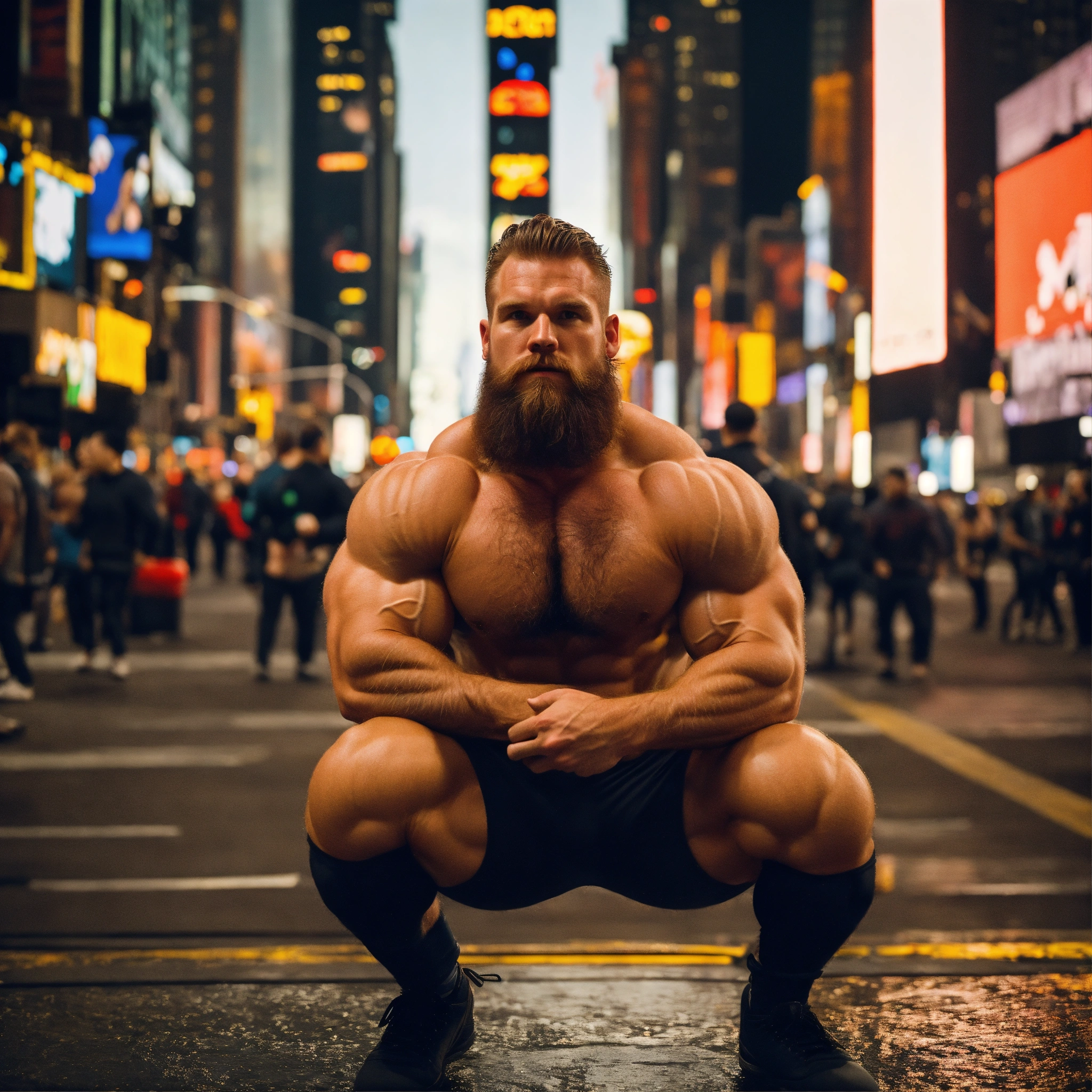 Lexica - 30-year-old hairy Icelandic man with big muscles, big ...