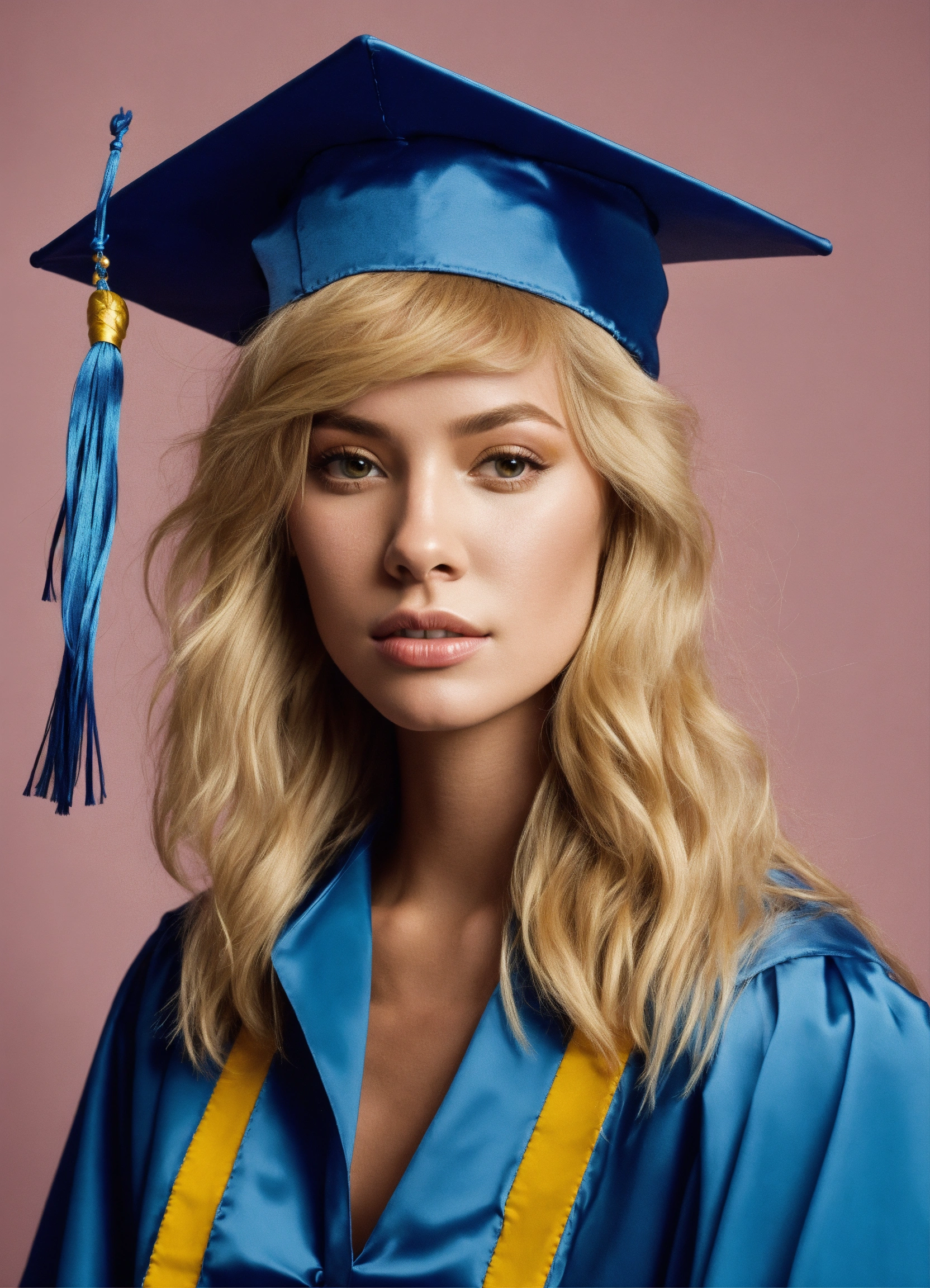 Lexica - Blonde Neanderthal woman graduated from fashion school
