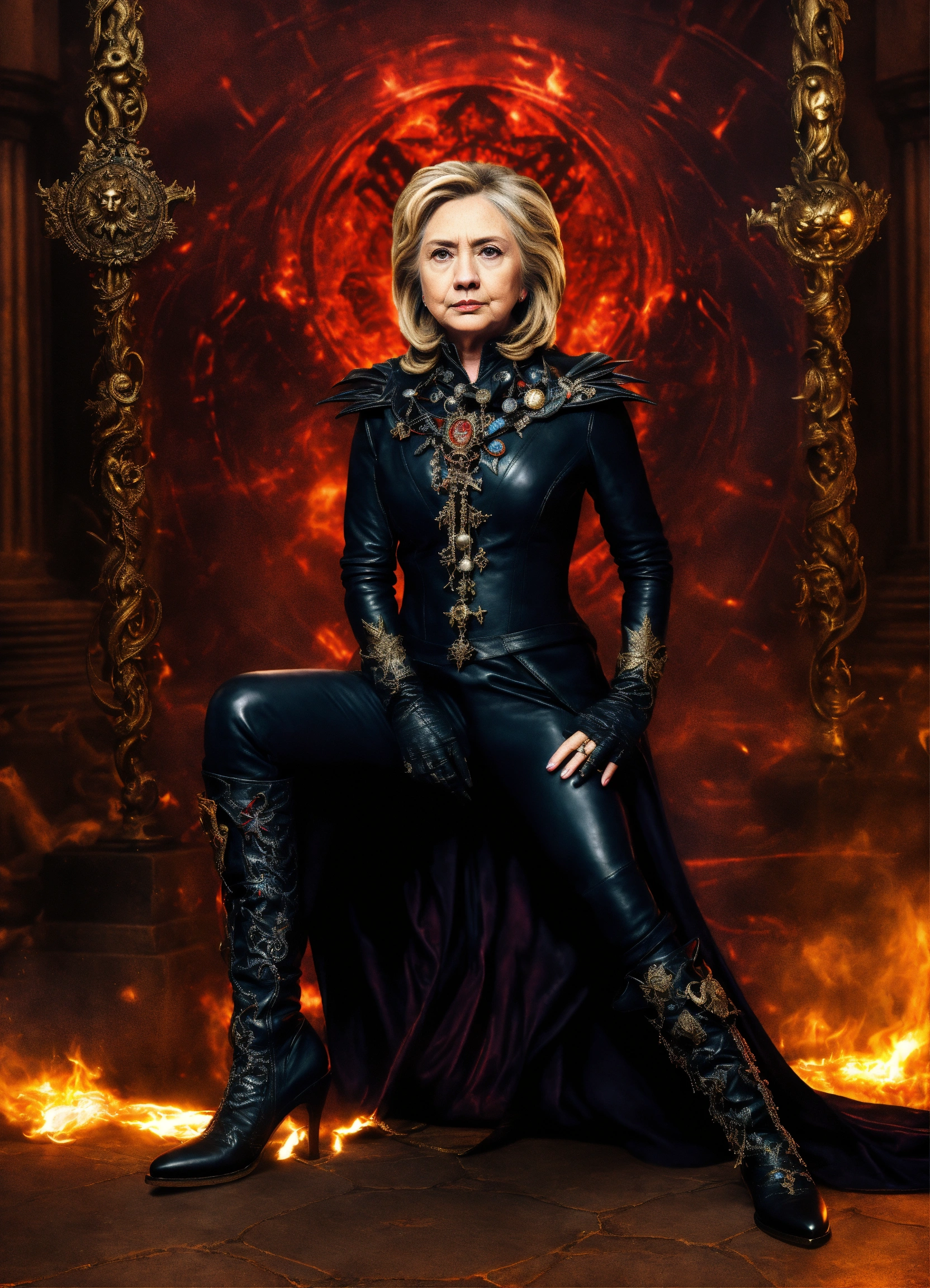 Lexica - Hillary Clinton as a powerful dark satanic supernatural