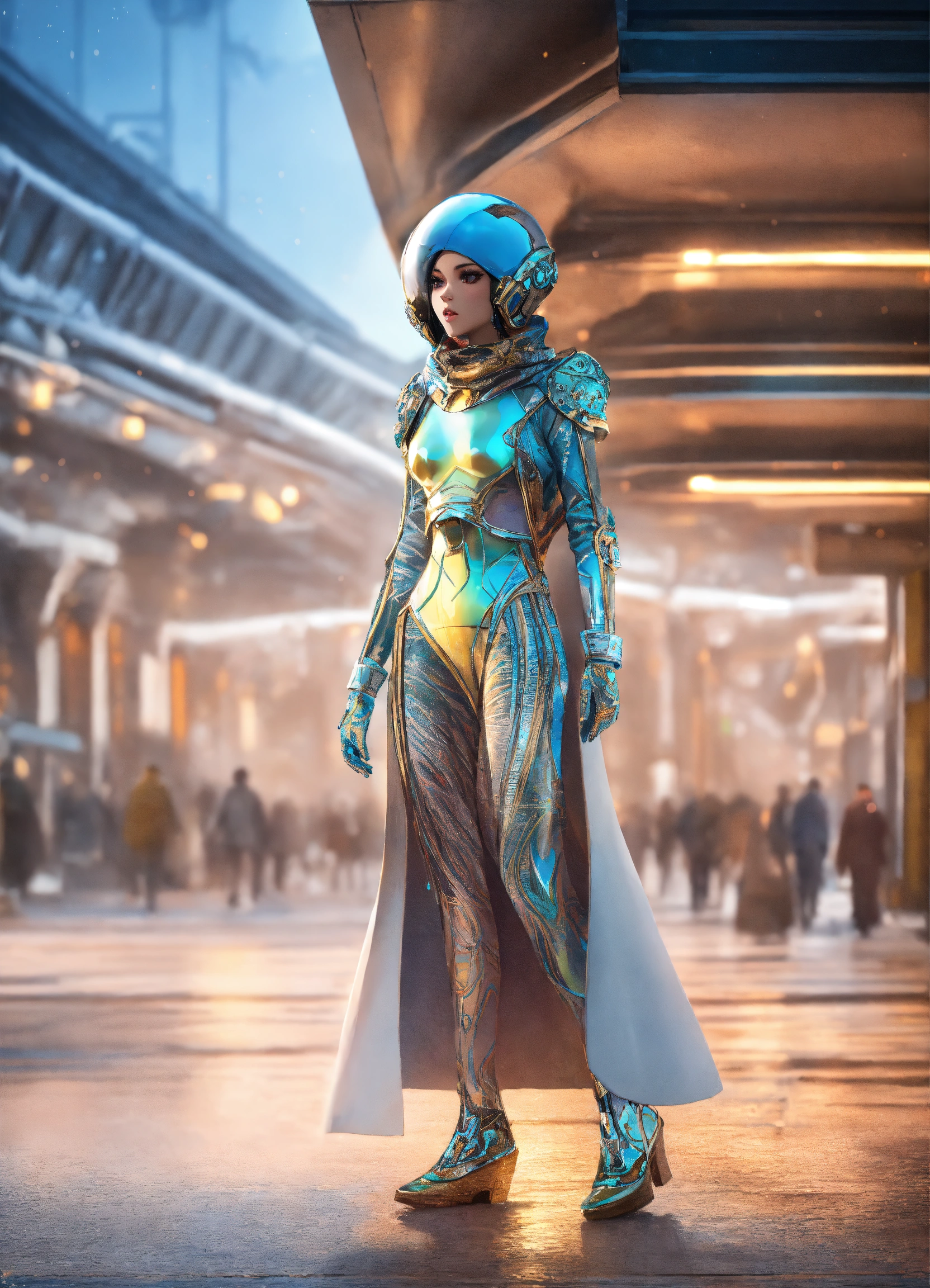 Lexica - A Alien, Alienrace woman , Alien_hippie hippiestyle clothings ...