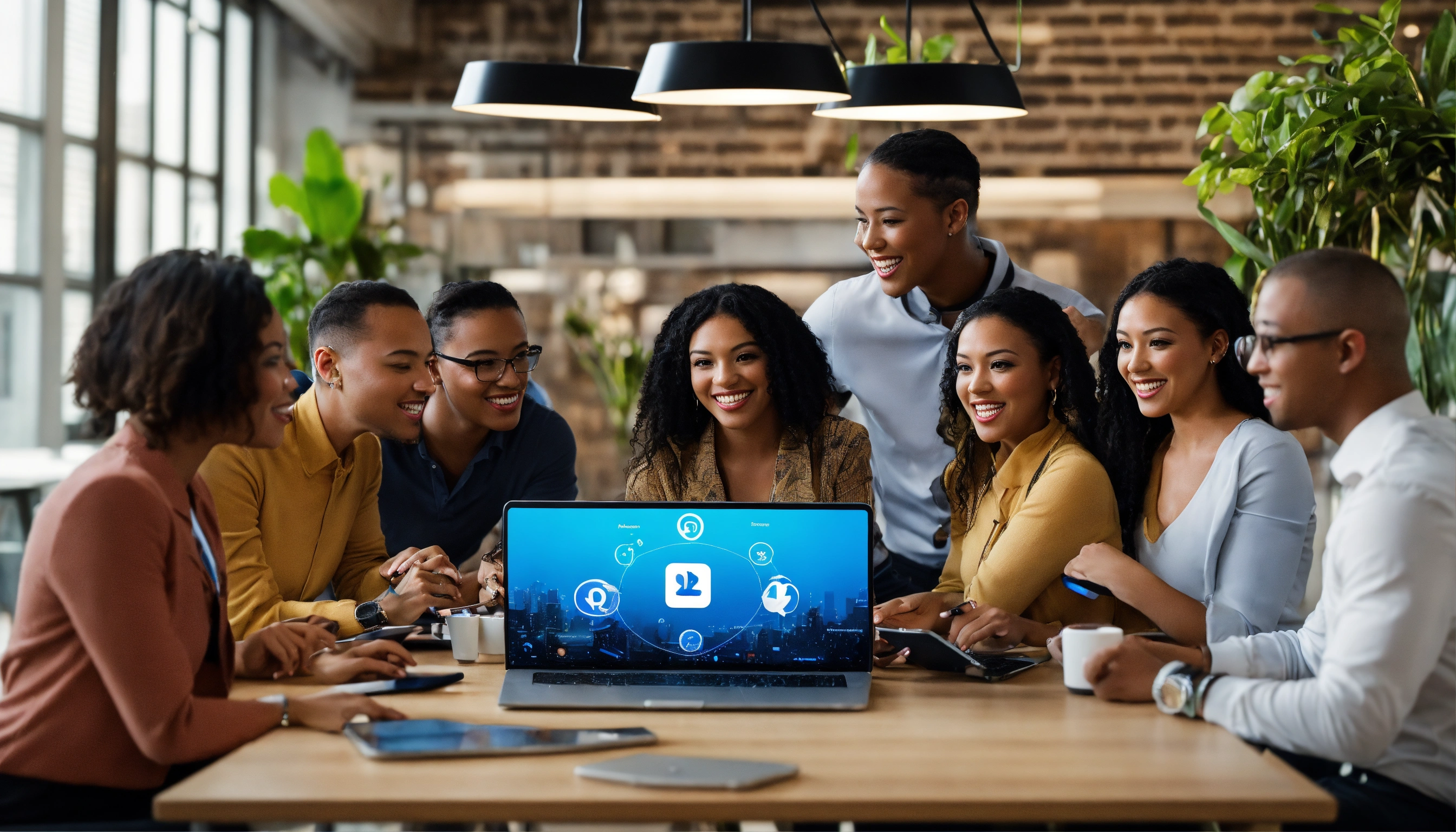 Lexica - Create a realistic photo showcasing a diverse team of ...