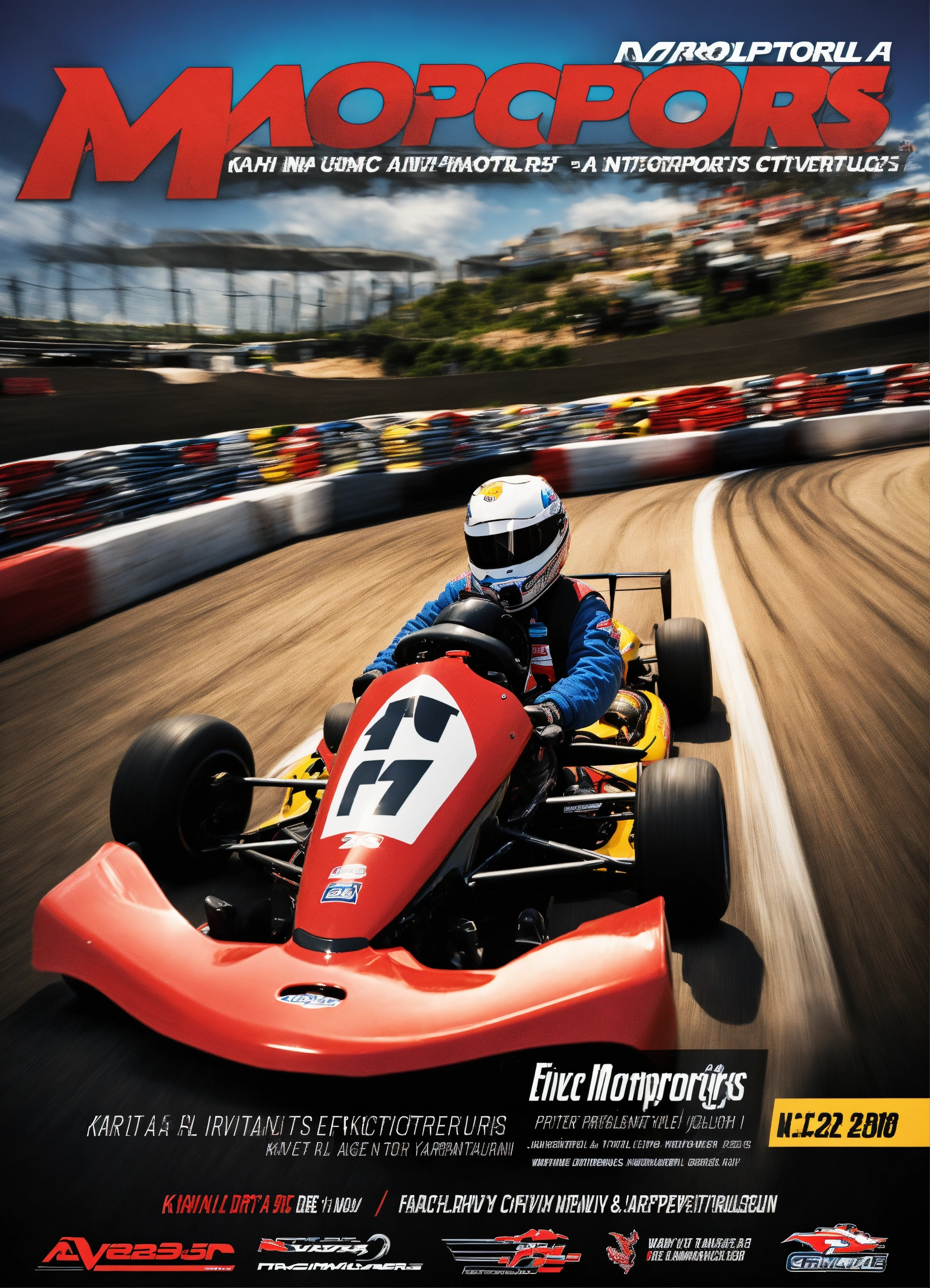 Lexica - Picture a captivating motorsports flyer showcasing , and ...