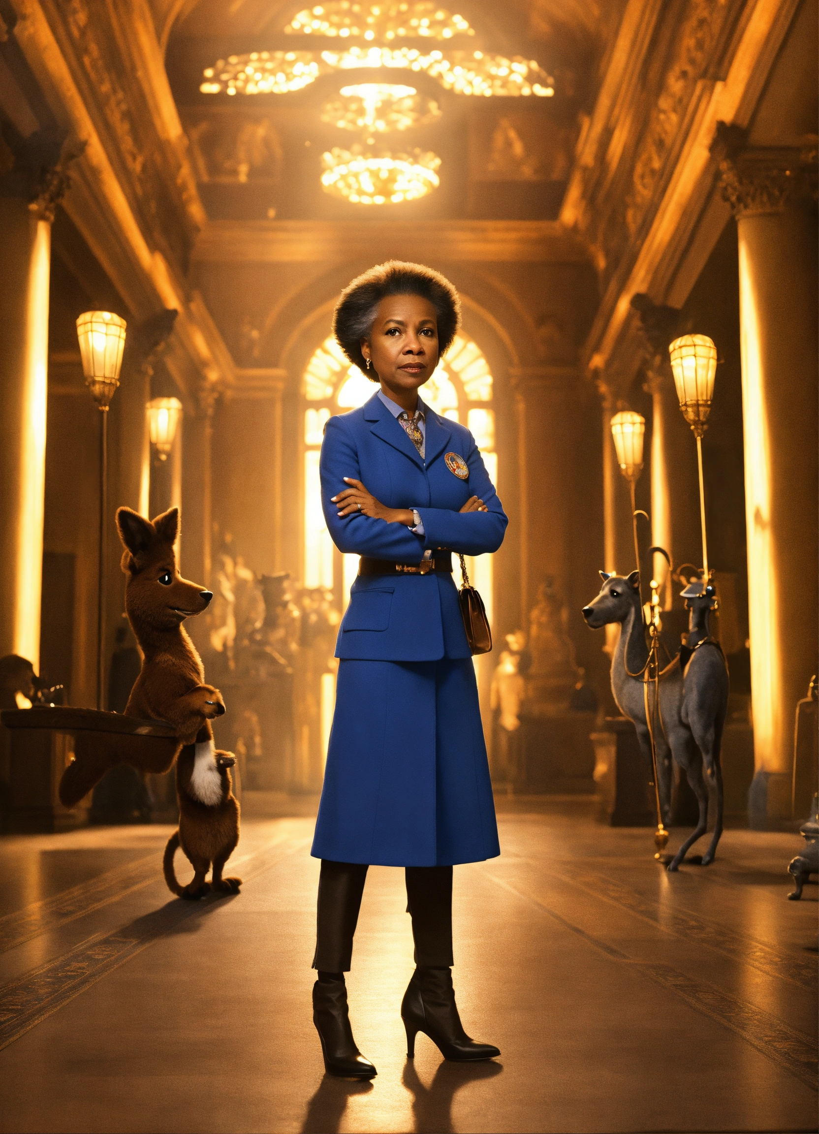 Lexica - Lori lightfoot in night at the museum the movie pixar version
