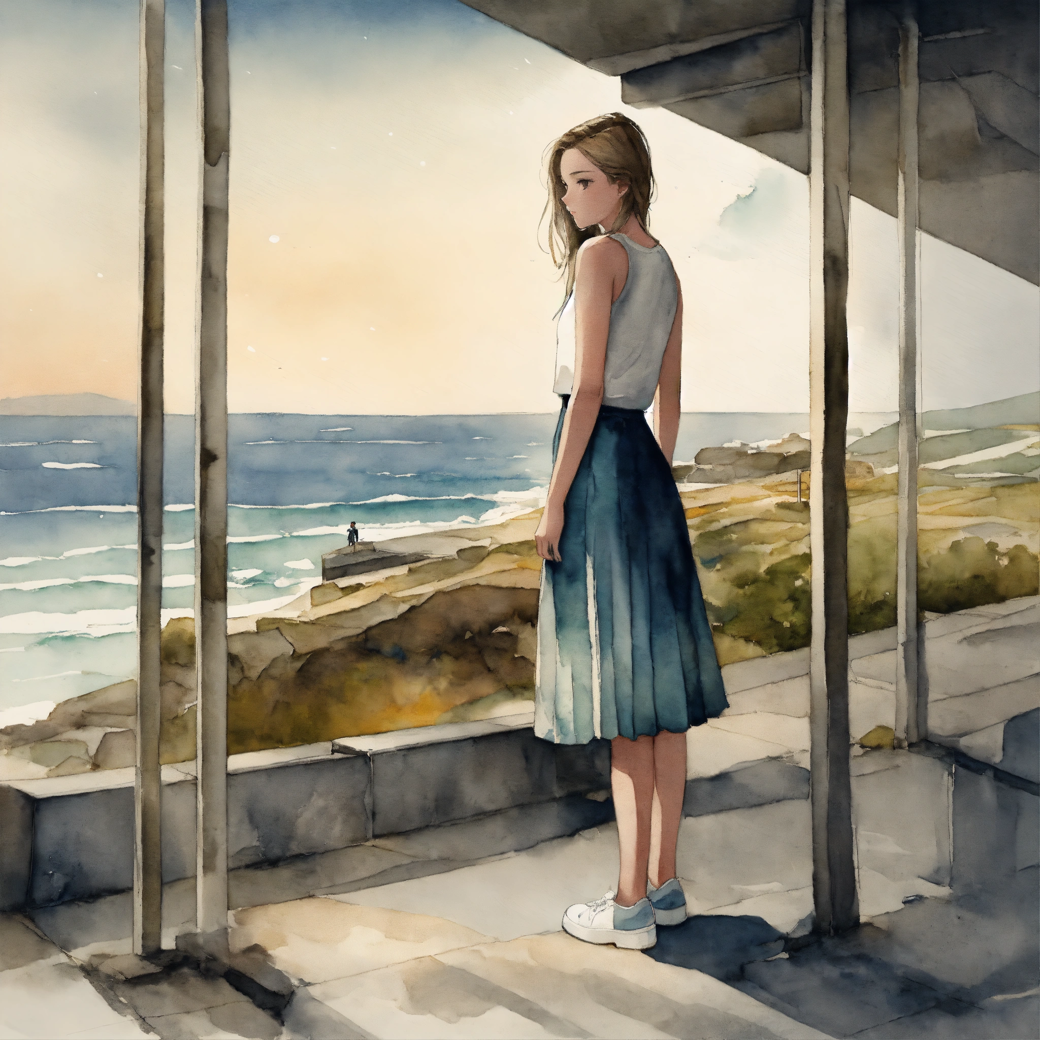 Lexica - Full body Illustration of a woman, young, 18 years old ...