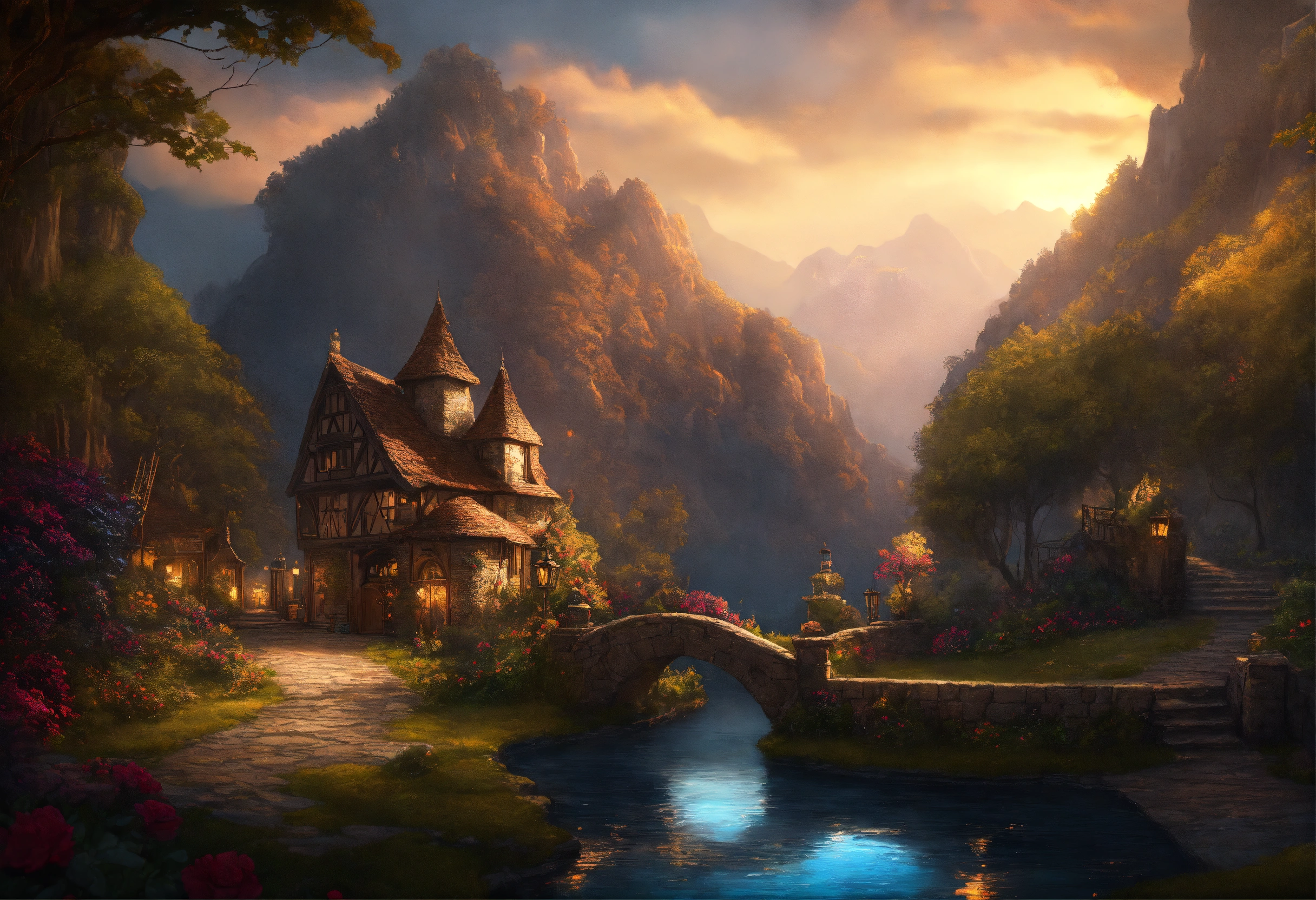 Lexica - Epic beautiful shot of a ultra detailed little scenery from ...