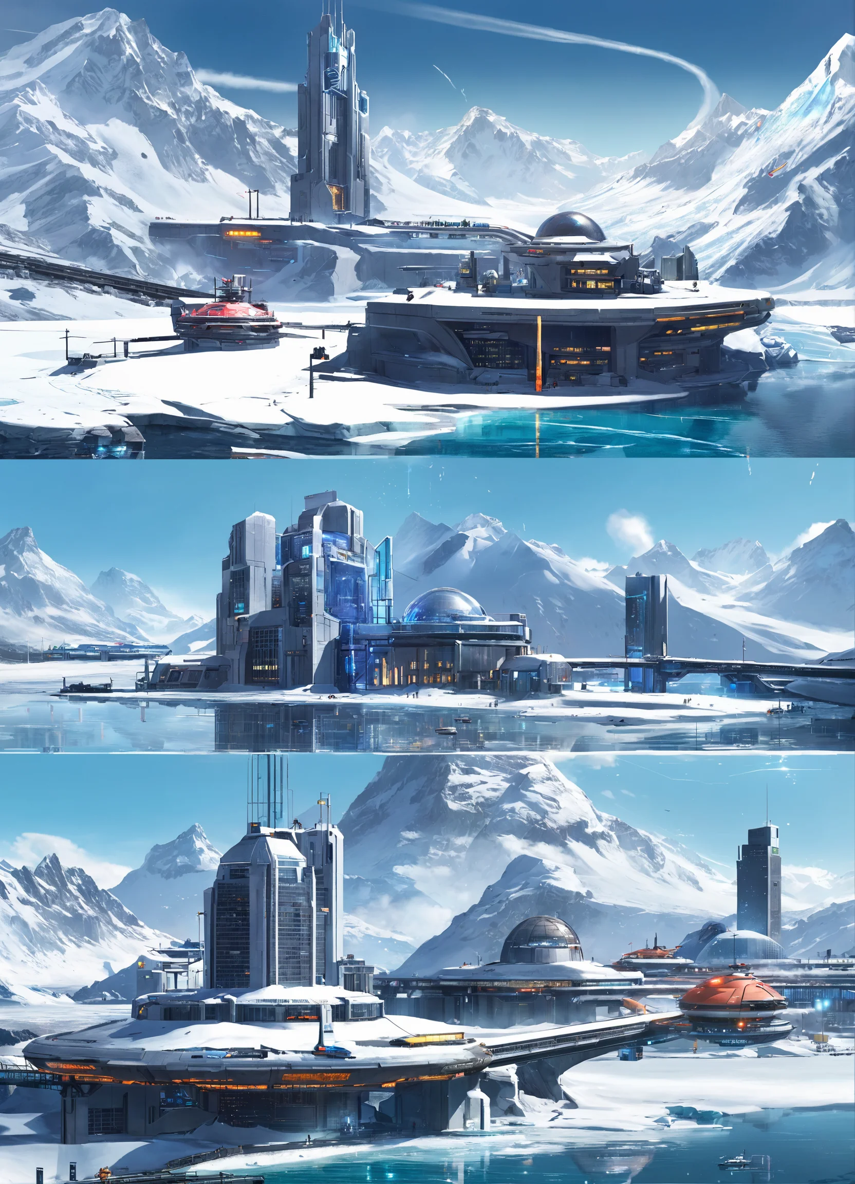 Lexica - High-tech administrative city zone of a country which stays in ...