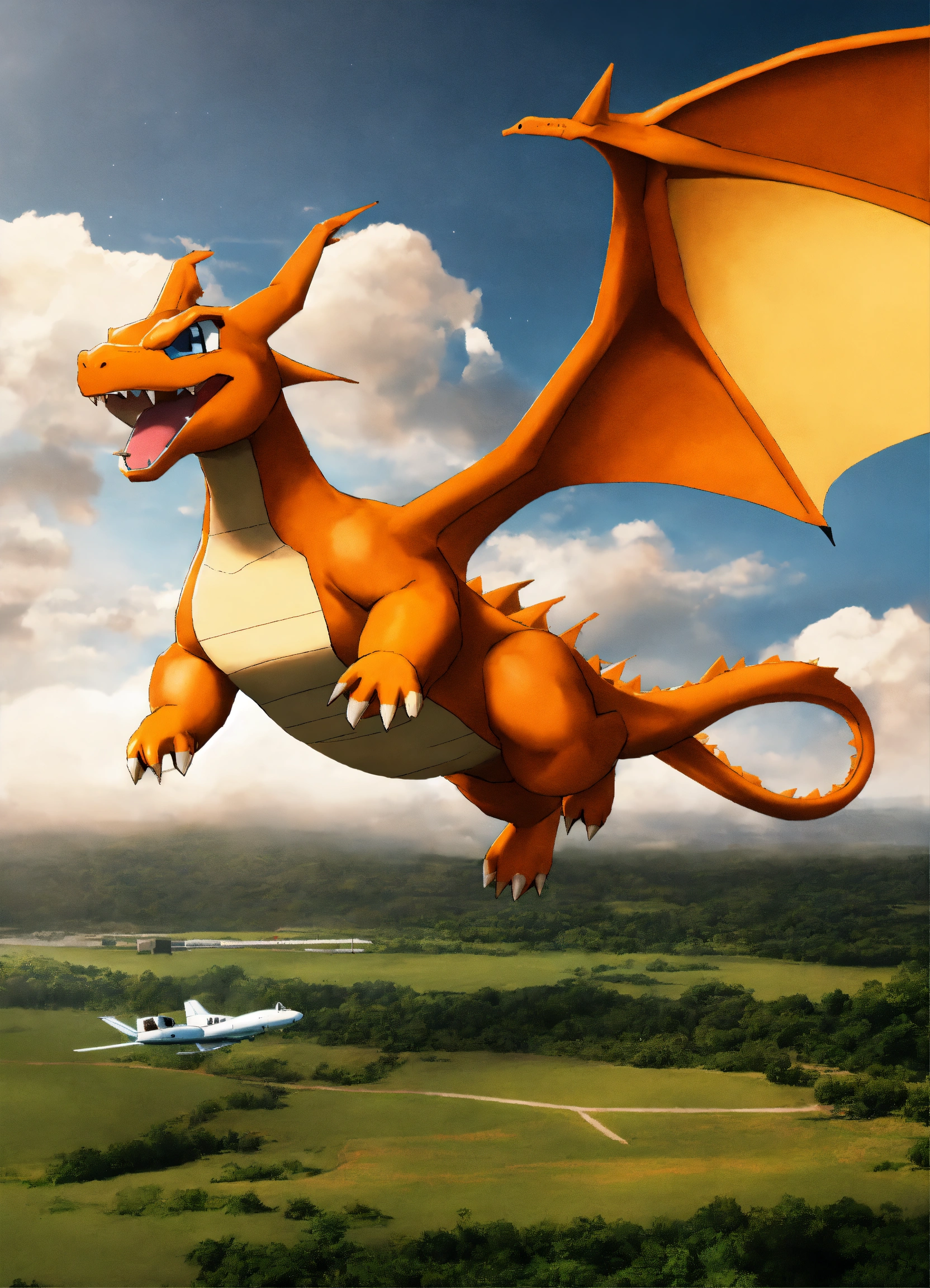 Lexica - Charizard if it was a private jet