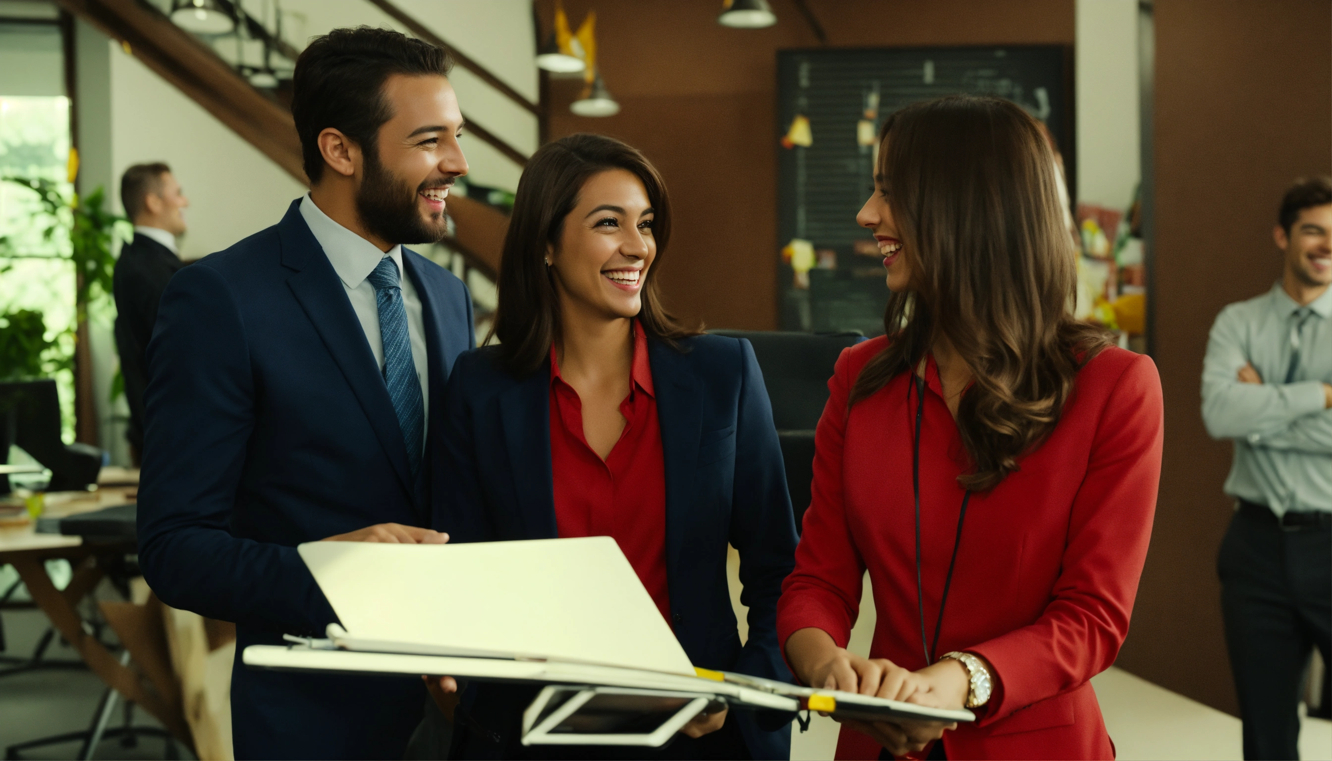 Lexica - A photo of a group of Spanish-speaking professionals smiling ...