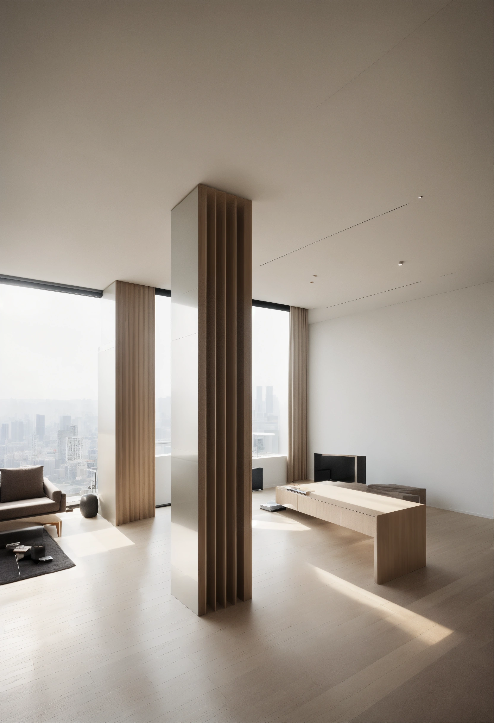 Lexica - A minimalist monolithic apartment skyscraper